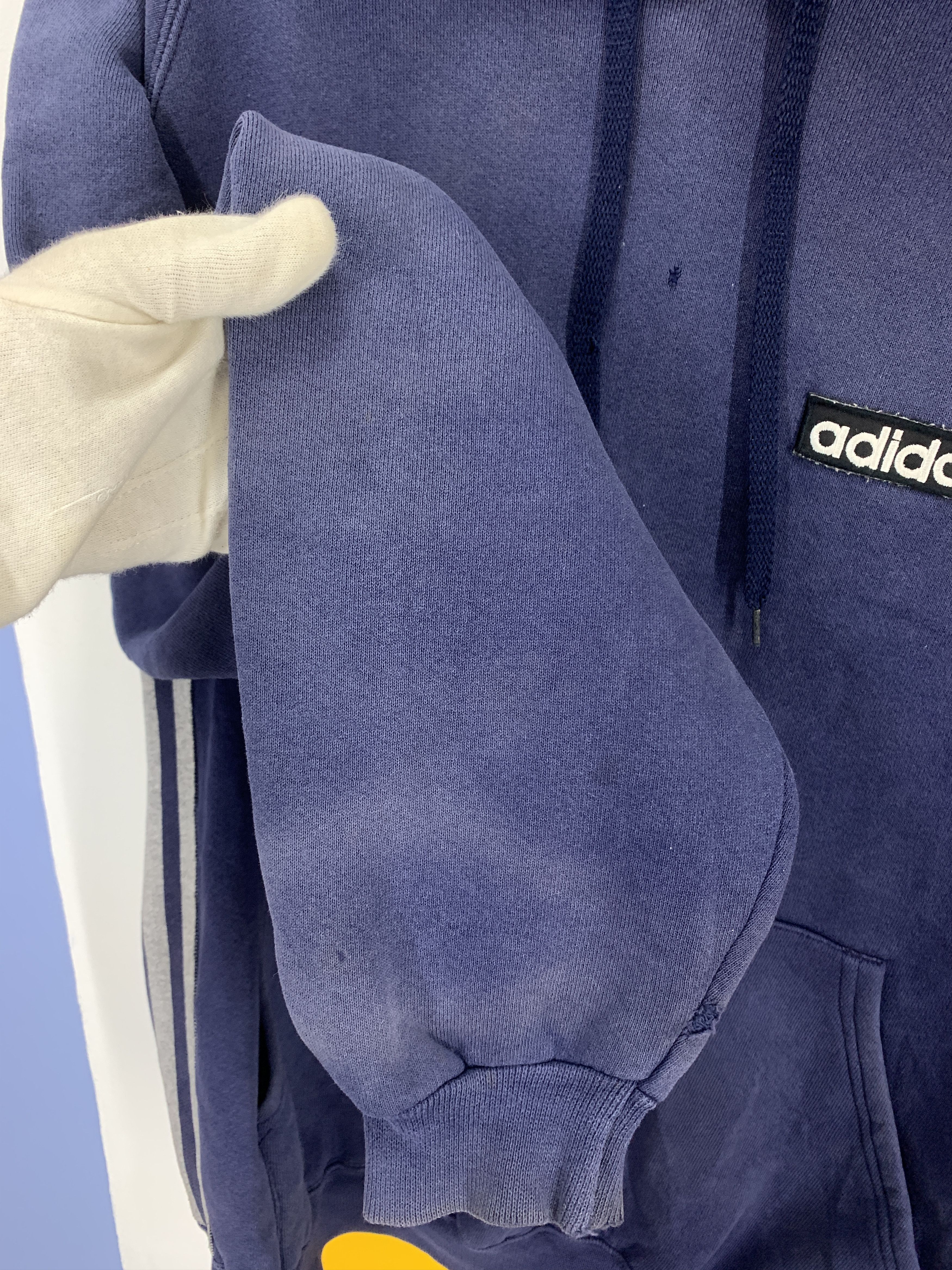 Adidas 90s Vintage ADIDAS Hoodie Pullover #2147/18 Size US M / EU 48-50 / 2 - 11 Thumbnail