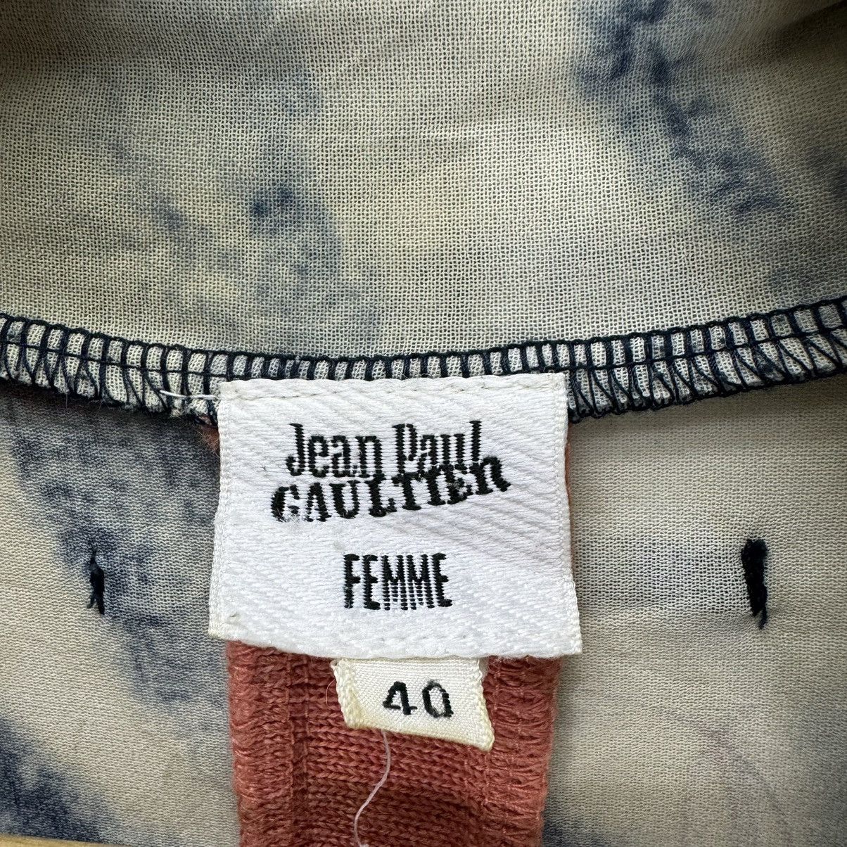 Jean Paul Gaultier ☀️JEAN PAUL GAULTIER FEMME TURTLE NECK ZIP SWEATER Size S / US 4 / IT 40 - 14 Thumbnail
