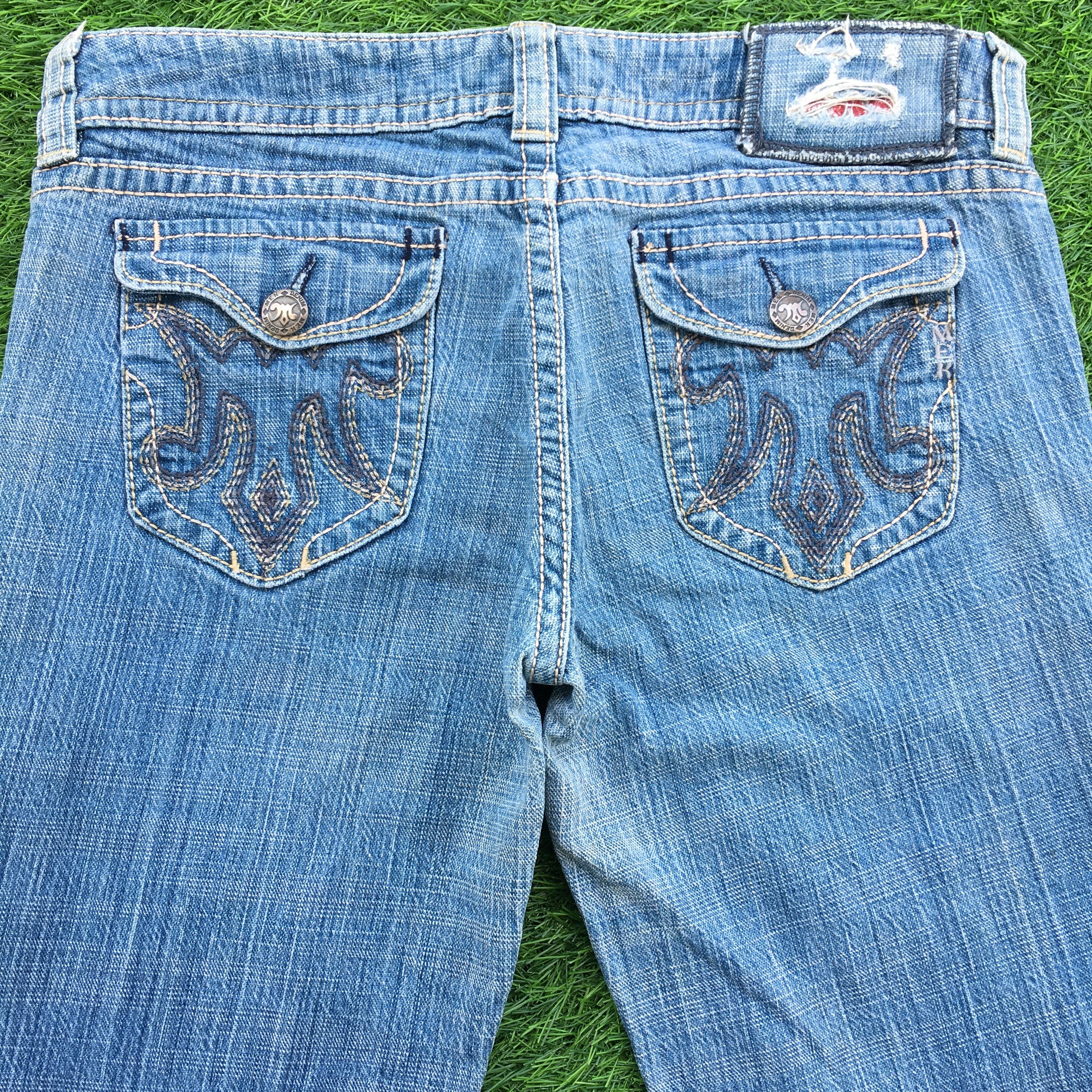 Japanese Brand Chicago Bootcut Jeans D-1006 Size 31" - 4 Thumbnail
