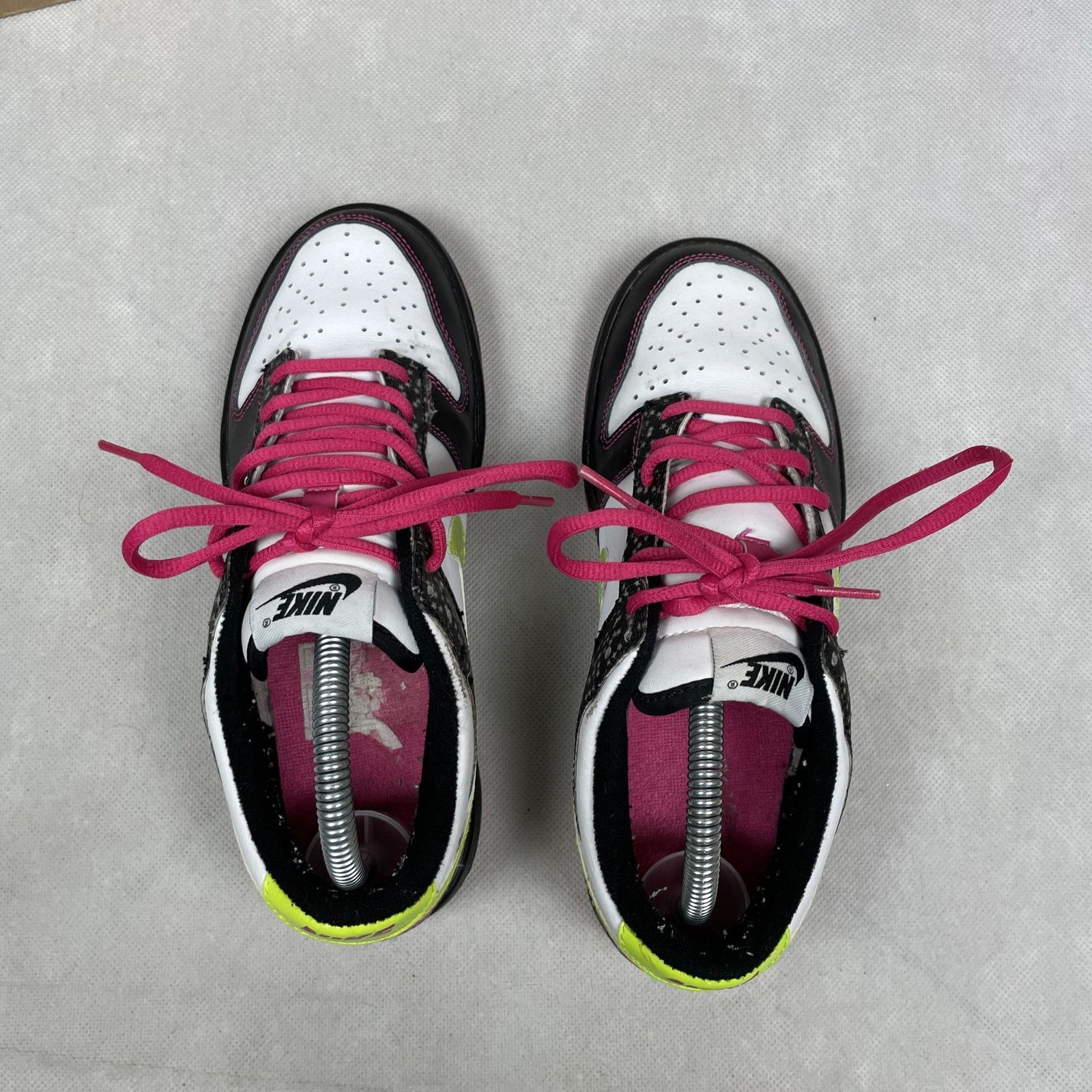Nike Nike Dunk Low GS 309601-174 White/Black Shoes 6Y Size US 6 / EU 39 - 2 Thumbnail