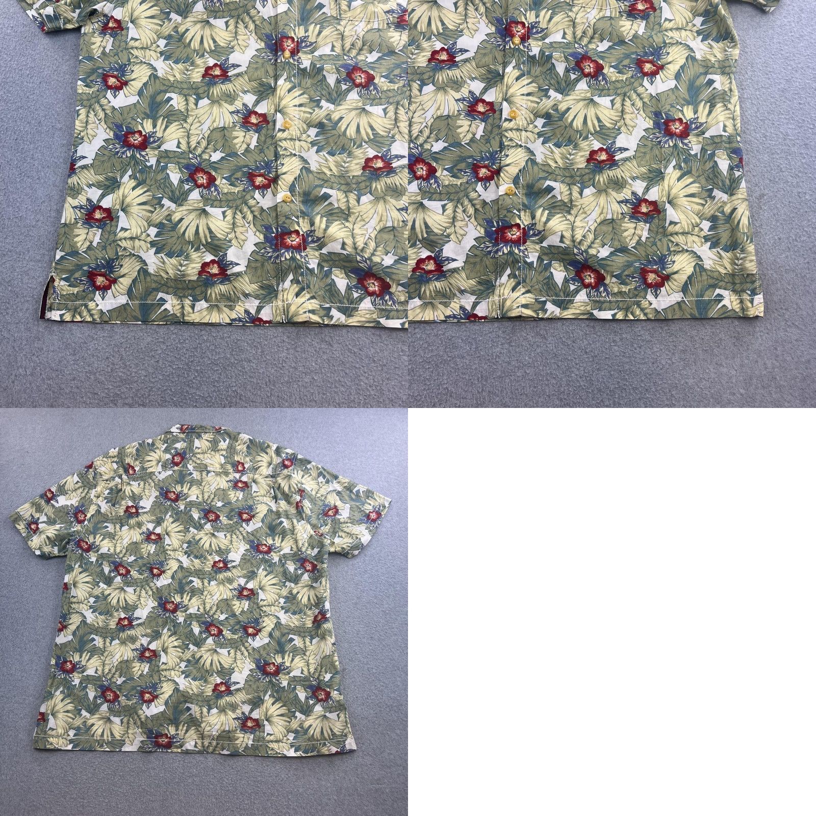Tommy Bahama VINTAGE Tommy Bahama Shirt Mens 2XL Green Hawaiian Tropical Floral Camp Button Front Size US XXL / EU 58 / 5 - 8 Thumbnail
