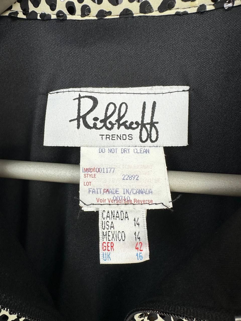 Joseph Ribkoff Joseph Ribkoff Leopard Sequin Full Zip Jacket Ribkoff Trends Size L / US 10 / IT 46 - 11 Thumbnail