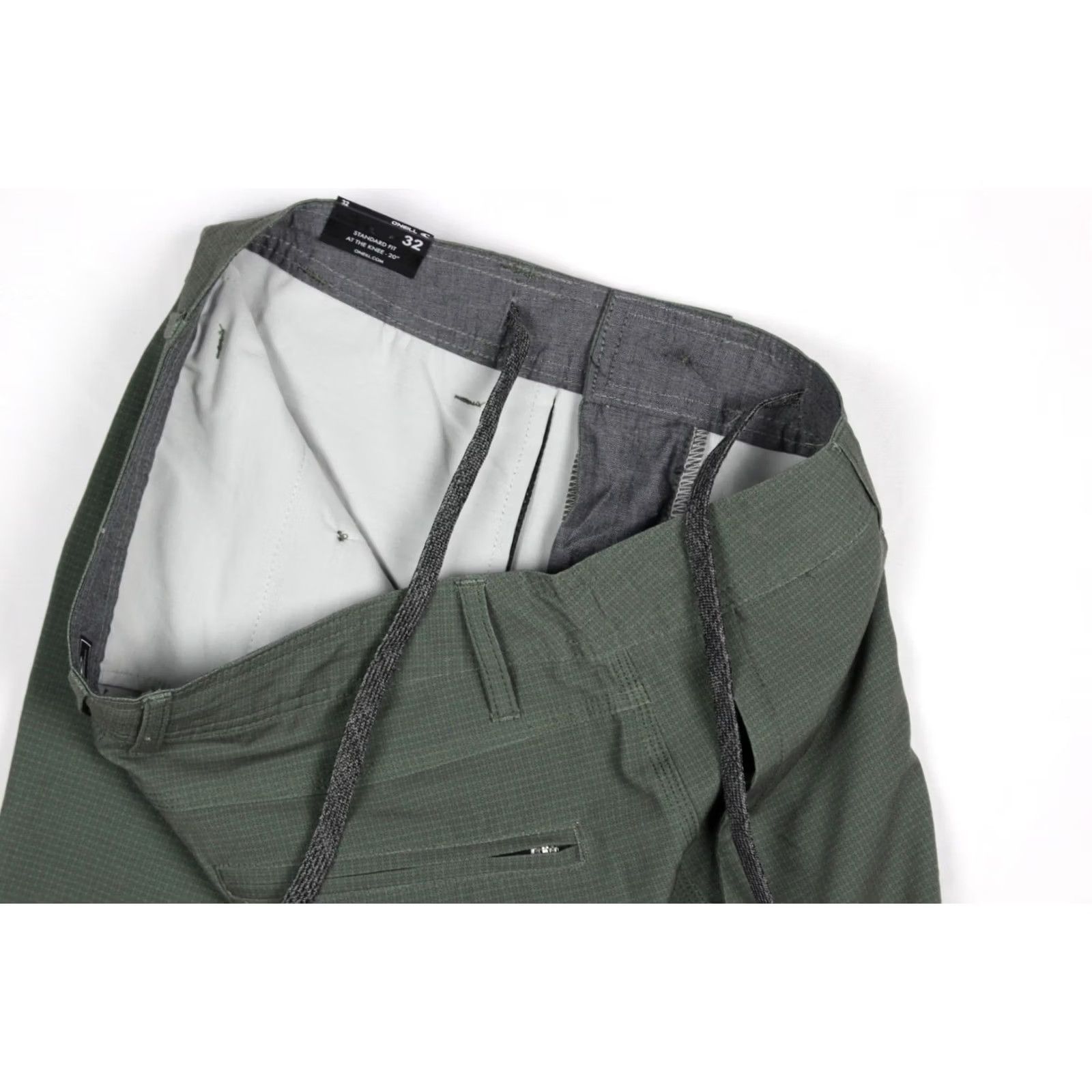 O'Neill O'Neill Sequoia Stretch Hybrid Shorts 34 x 9.5" Olive Green SP318A105X Men’s Shorts Olive Green 34x9" Chino, Beach, Outdoor, Casual Mens Size US 32 / EU 48 - 4 Thumbnail