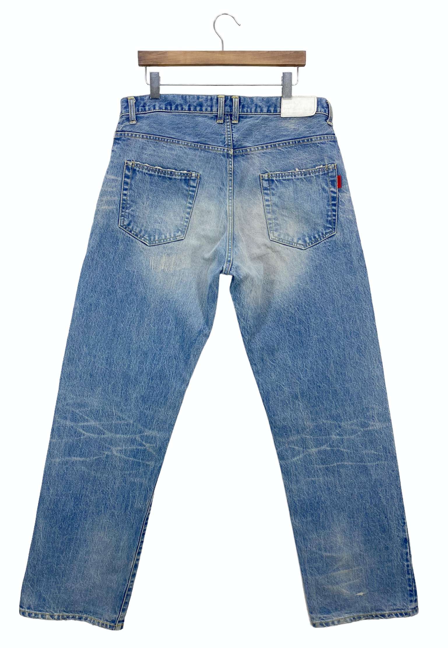 Japanese Brand Mack Daddy Hip Hop Baggy Light Wash Loose Jeans Size US 34 / EU 50 - 1 Thumbnail