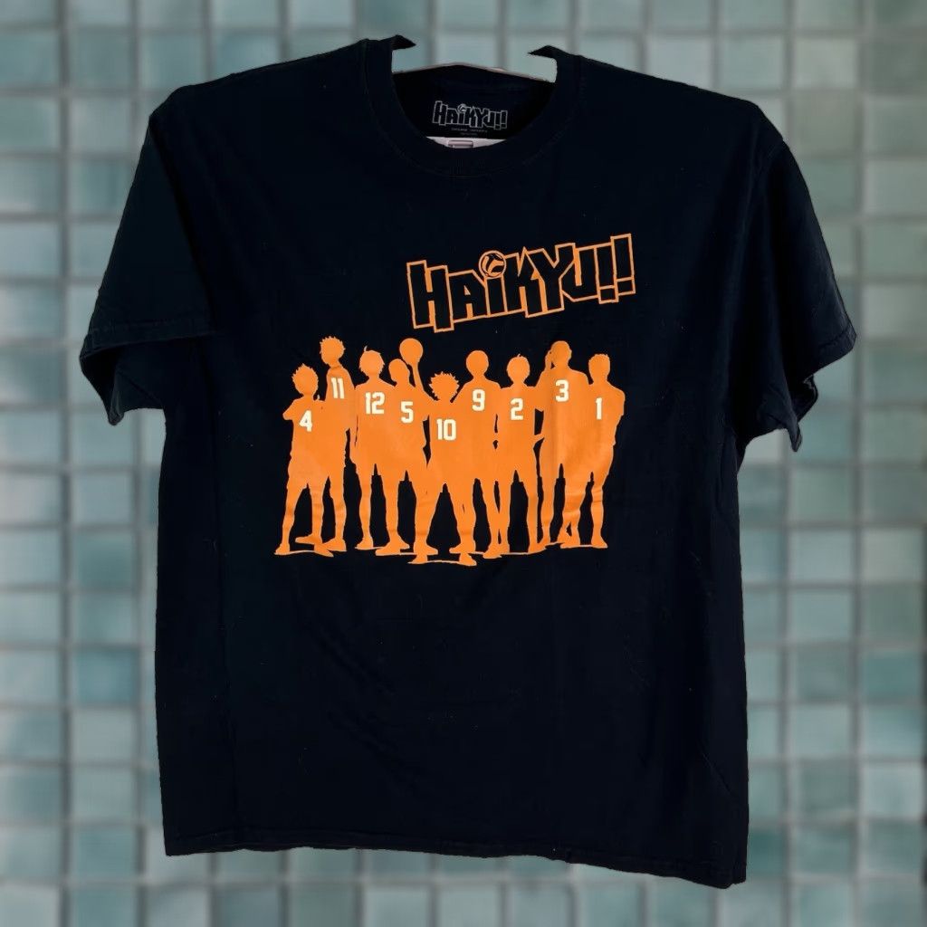 Hot Topic Hot Topic Haikyuu Karasuno Volleyball Team Graphic T-Shirt Men Size L Black Anime Size US L / EU 52-54 / 3 - 1 Thumbnail