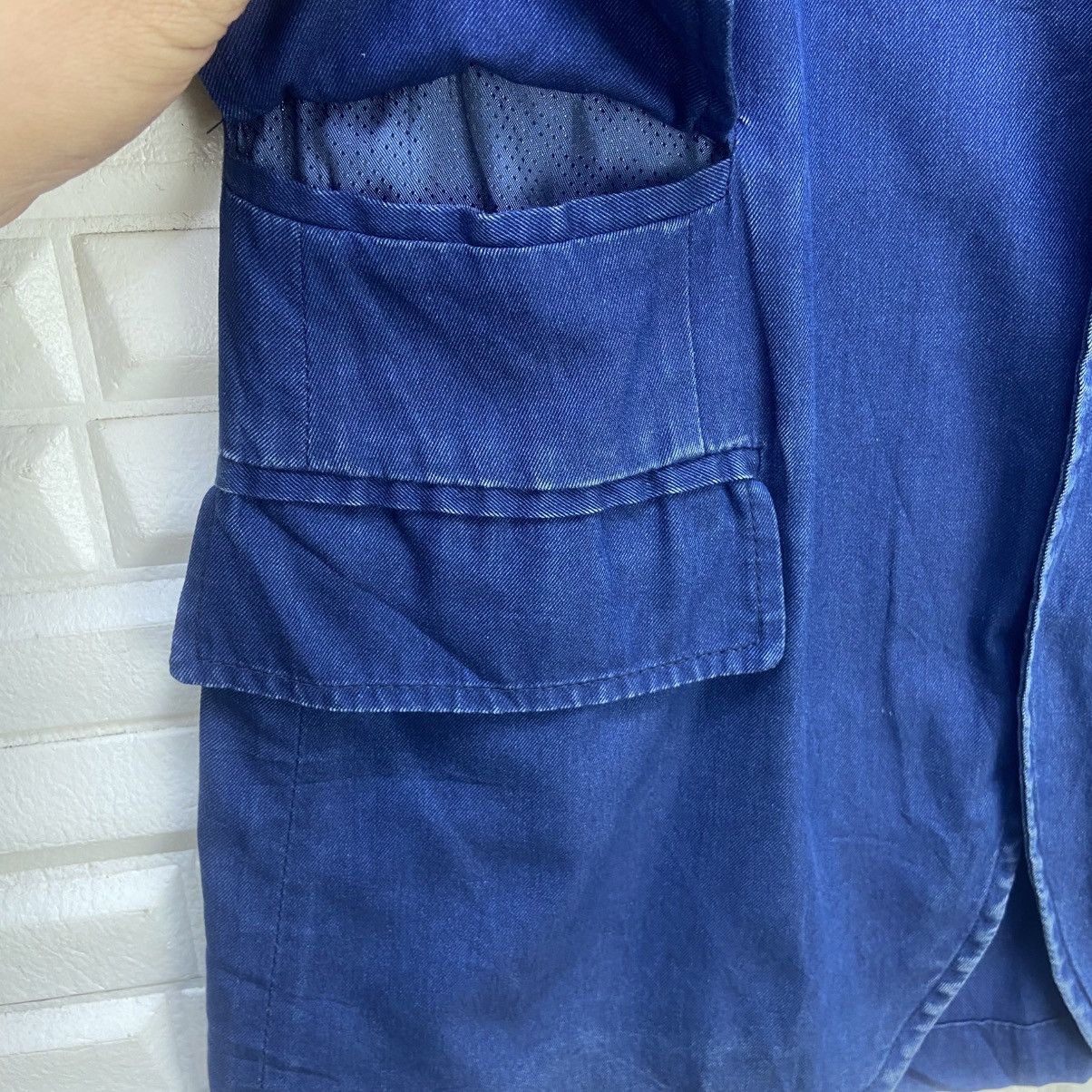 Blue Blue Japan Blue Blue Japan X Fraizzoli Milano Indigo Jacket Blazer Size US S / EU 44-46 / 1 - 8 Thumbnail