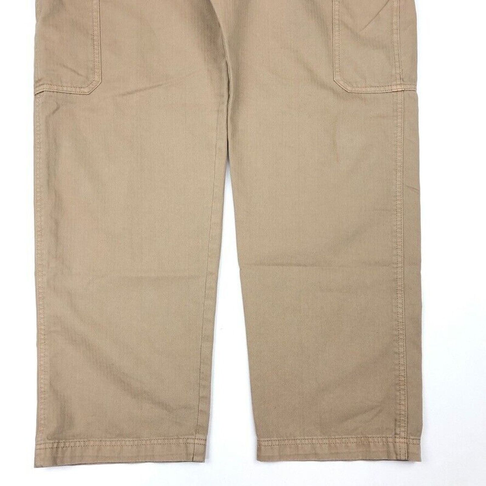 Cotton On Cotton On Tan Light Brown Tactical Cargo Canvas Pants Size US 36 / EU 52 - 2 Thumbnail