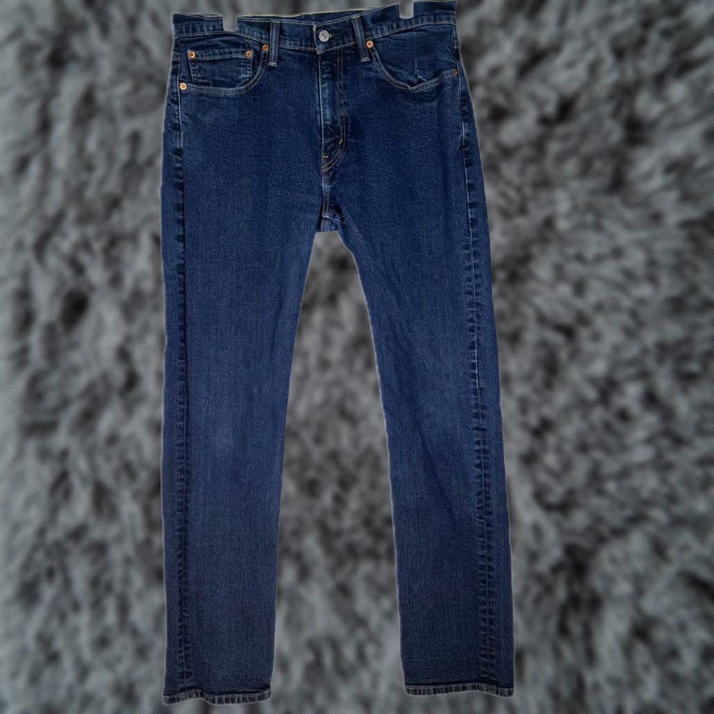 Levi's Levi’s 514 Jeans Men’s 34x34 Blue Denim Straight Mid-Rise 100% Cotton Denim Jeans Regular Fit Mrds? Size US 34 / EU 50 - 1 Thumbnail