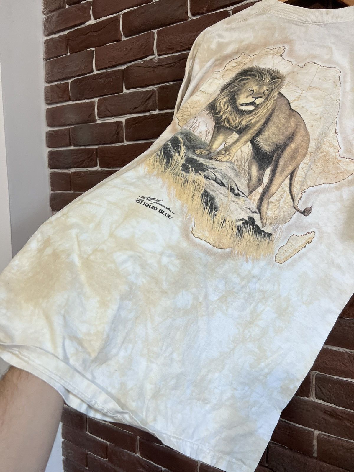 Liquid Blue VINTAGE 1994 LIQUID BLUE Lion ALL OVER PRINT TEE Art Hype Size US XL / EU 56 / 4 - 4 Thumbnail