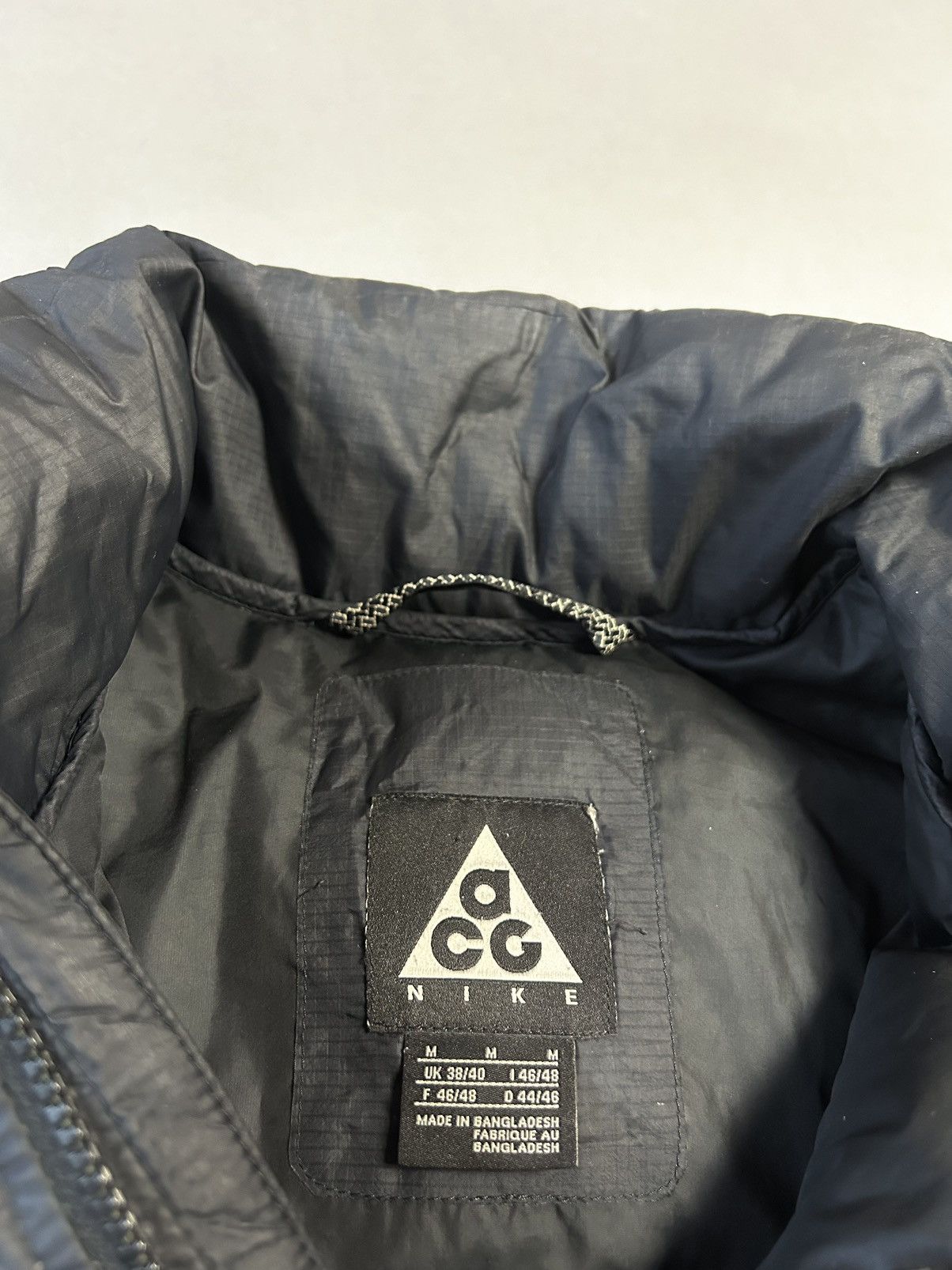 Nike × Nike ACG × Vintage Nike ACG vintage black puffer jacket small logo 550 Size US L / EU 52-54 / 3 - 5 Thumbnail