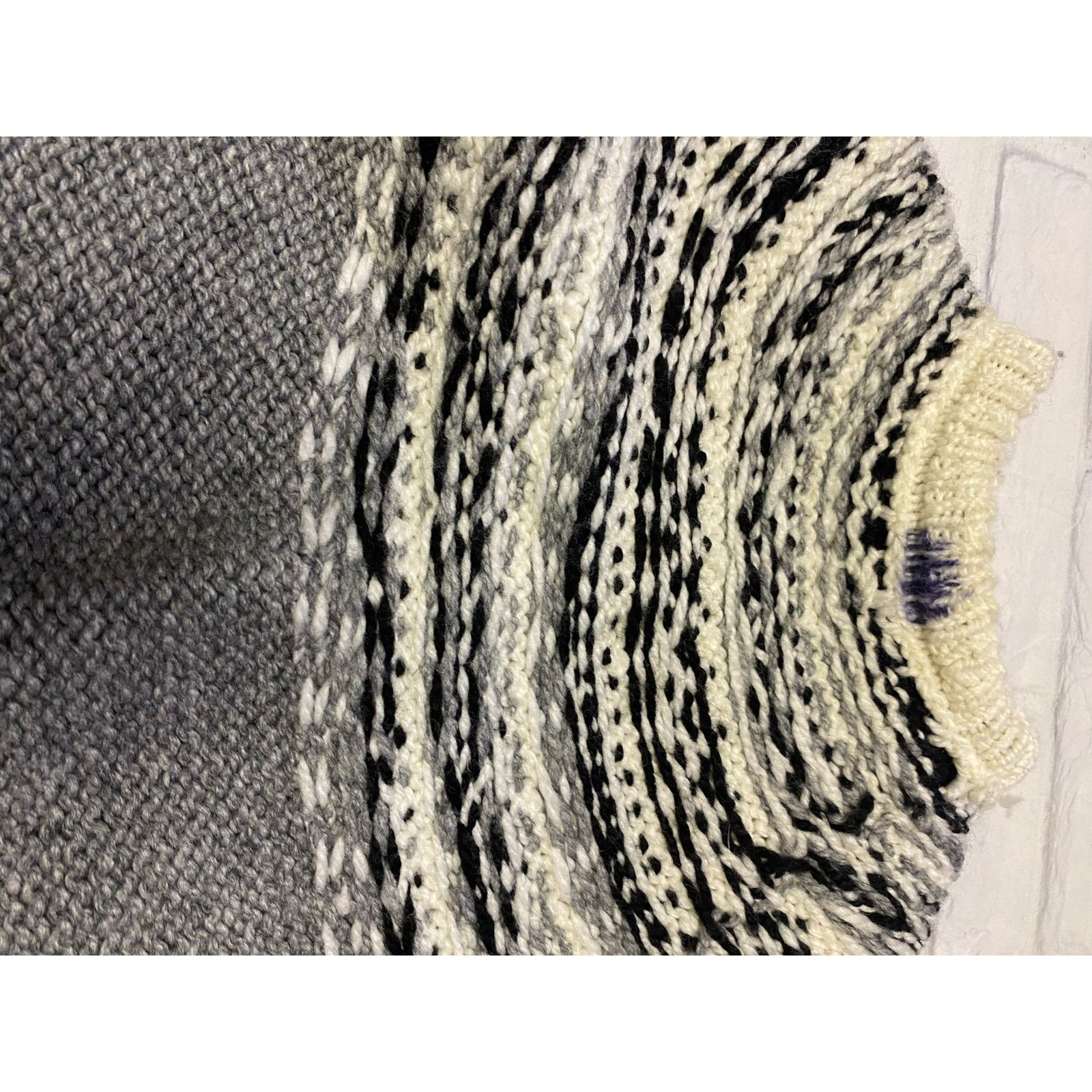 Handmade Hand Knitted Fair Isle Sweater Women Medium or Men S Size M / US 6-8 / IT 42-44 - 11 Thumbnail