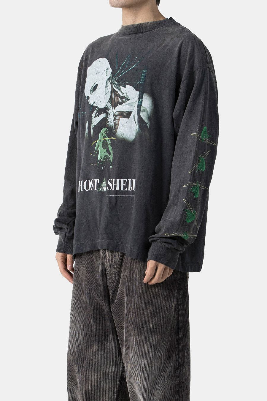 Saint Michael o1h1sh10525 Ghost In The Shell T-Shirt in Black Size US XXL / EU 58 / 5 - 3 Thumbnail