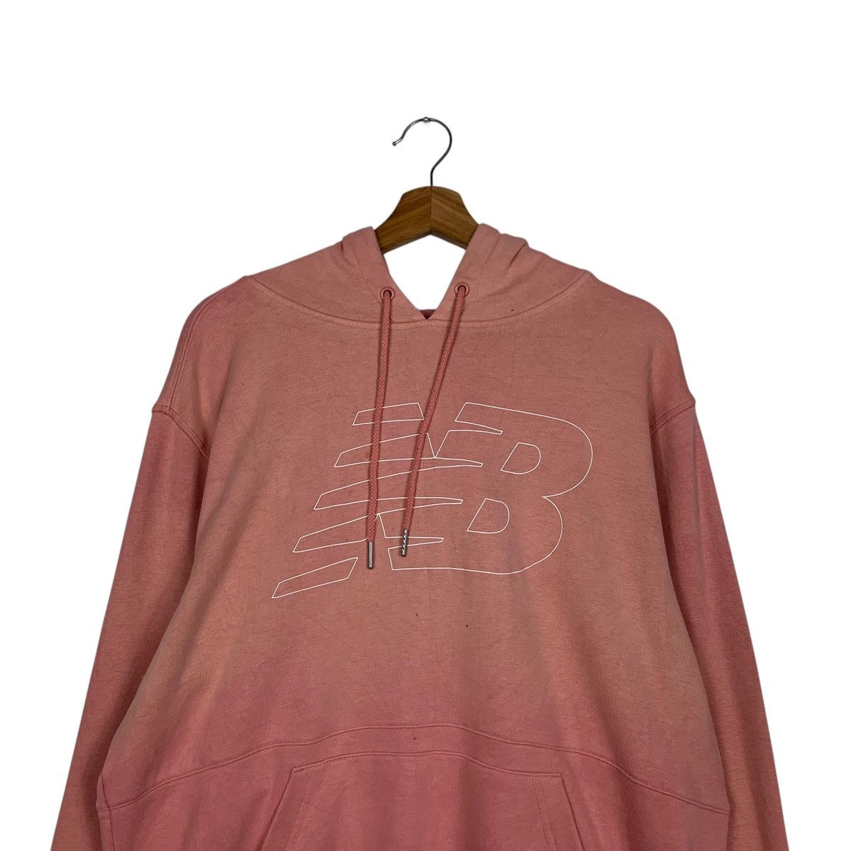 New Balance NEW BALANCE Big Logo Pullover Hoodies Sweatshirt #1990-C86 Size US L / EU 52-54 / 3 - 8 Thumbnail
