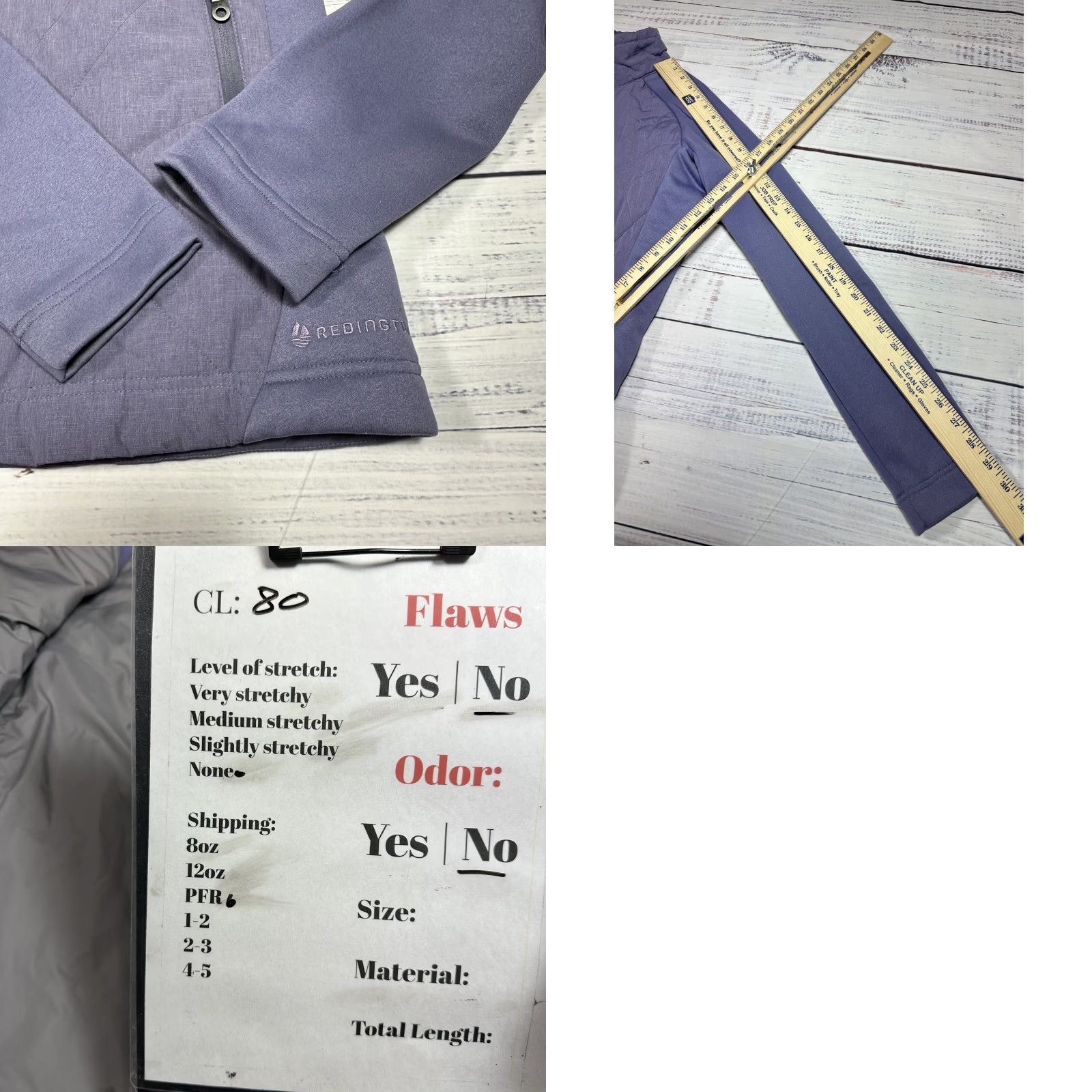Vintage Womens Redington Purple Insulated Jacket Quilted Full Zip Nylon Zip Pockets Sz L Size L / US 10 / IT 46 - 8 Thumbnail