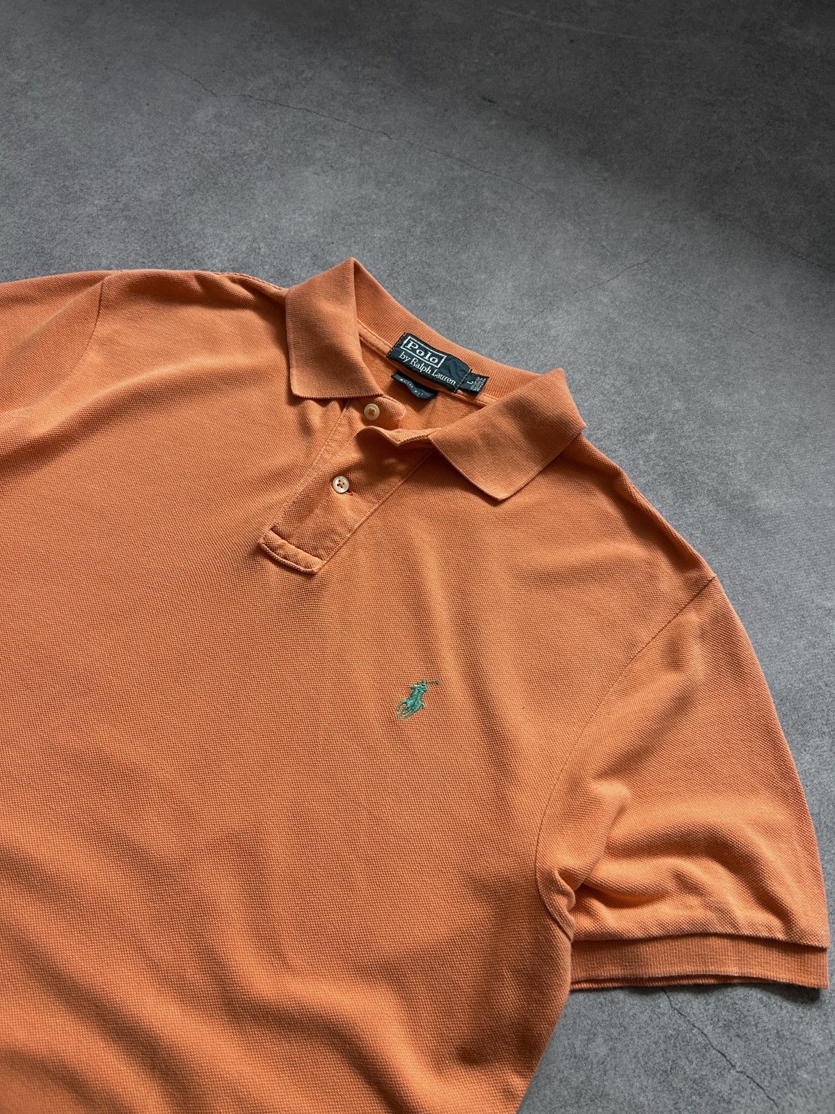 Polo Ralph Lauren × Vintage Vintage Polo Ralph Lauren peach luxury polos Size US L / EU 52-54 / 3 - 3 Thumbnail