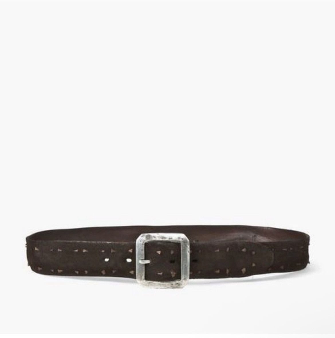 John Varvatos Suede Knot Belt Size: 36 Size 36 - 1 Thumbnail