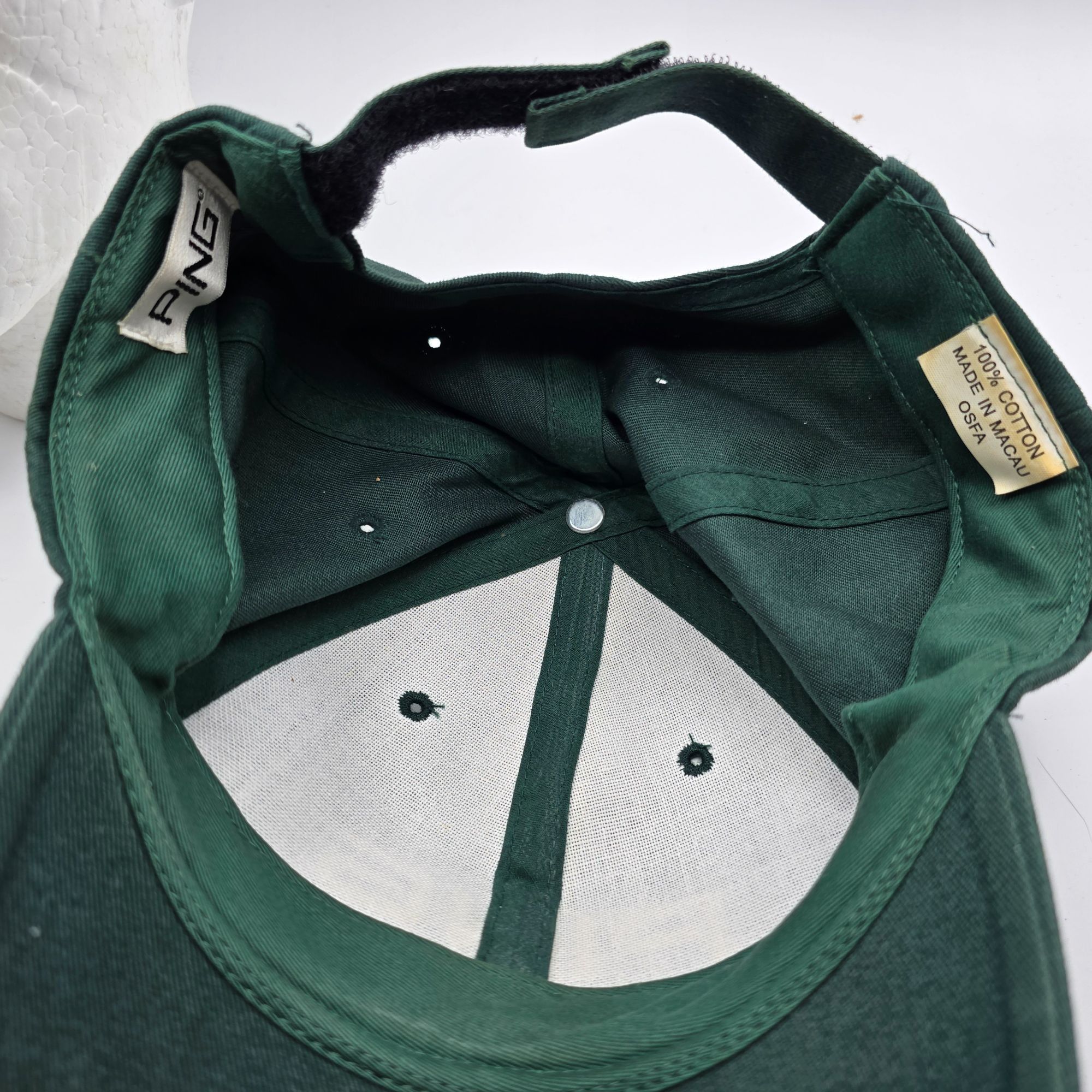 PING Ping Golf Adjustable Green Baseball Hat Casual Outdoors Walk Size ONE SIZE - 8 Thumbnail