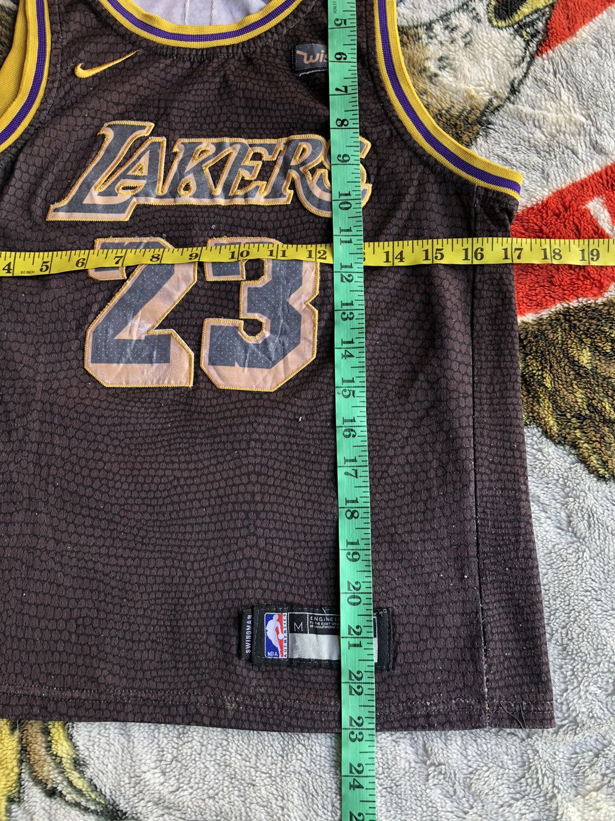 Nike Vintage Nike Lebron James LA Lakers #23 Jersey No Tee Size US M / EU 48-50 / 2 - 8 Thumbnail
