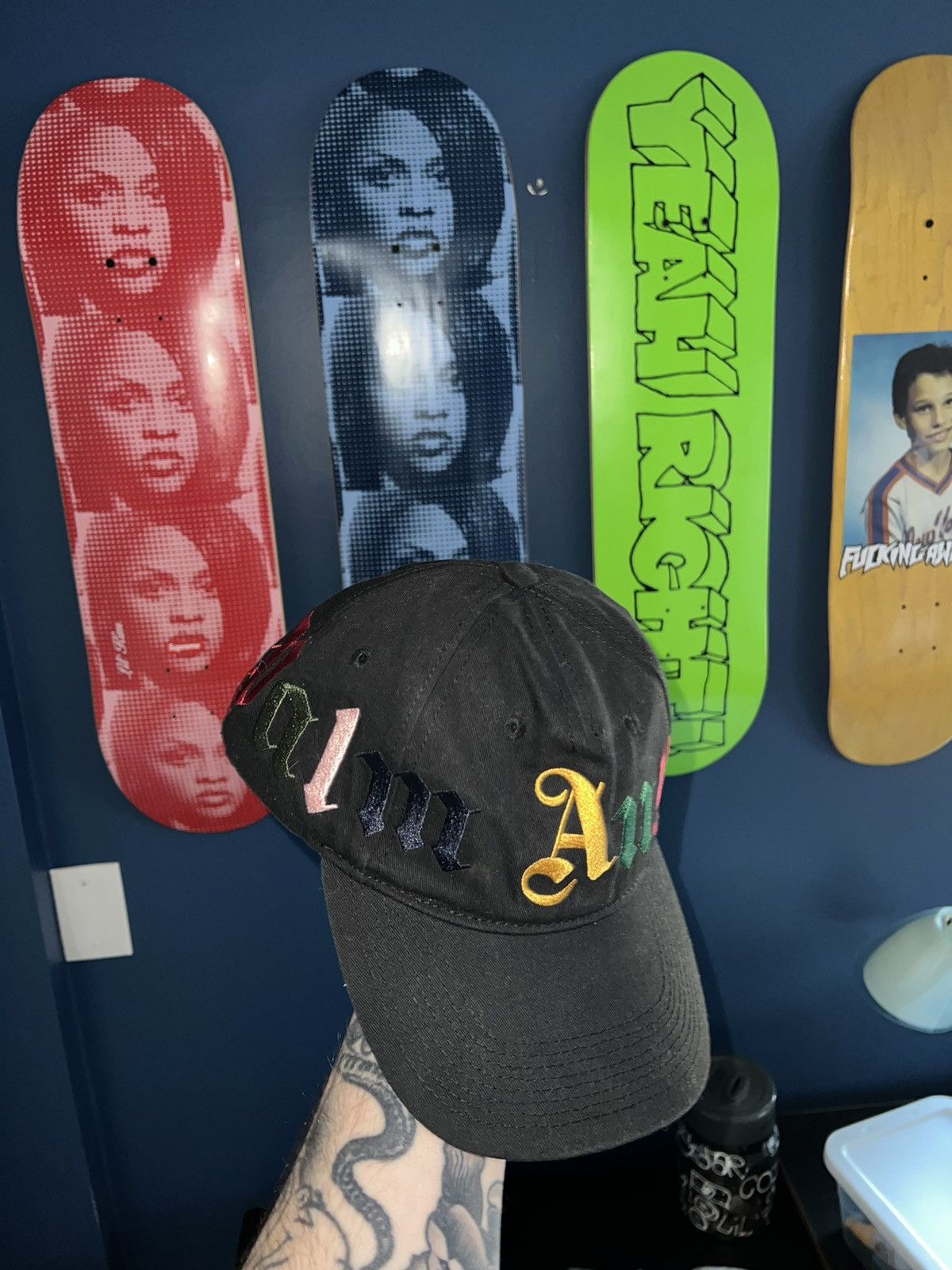 Palm Angels Palm Angels dad hat | Grailed