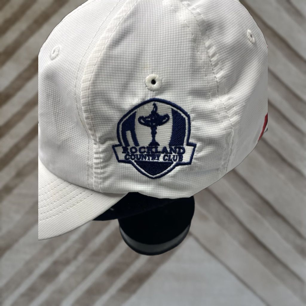 Vintage Rhoback Crave Performance Golf Cap White Stitch Logo Adult Strapback Rockland CC Size ONE SIZE - 1 Thumbnail