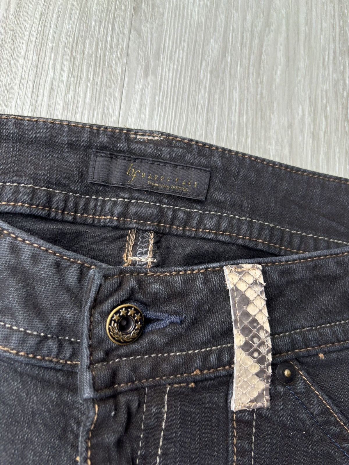 Japanese Brand Hf by bobson lace-up flare jeans Size US 29 - 5 Thumbnail