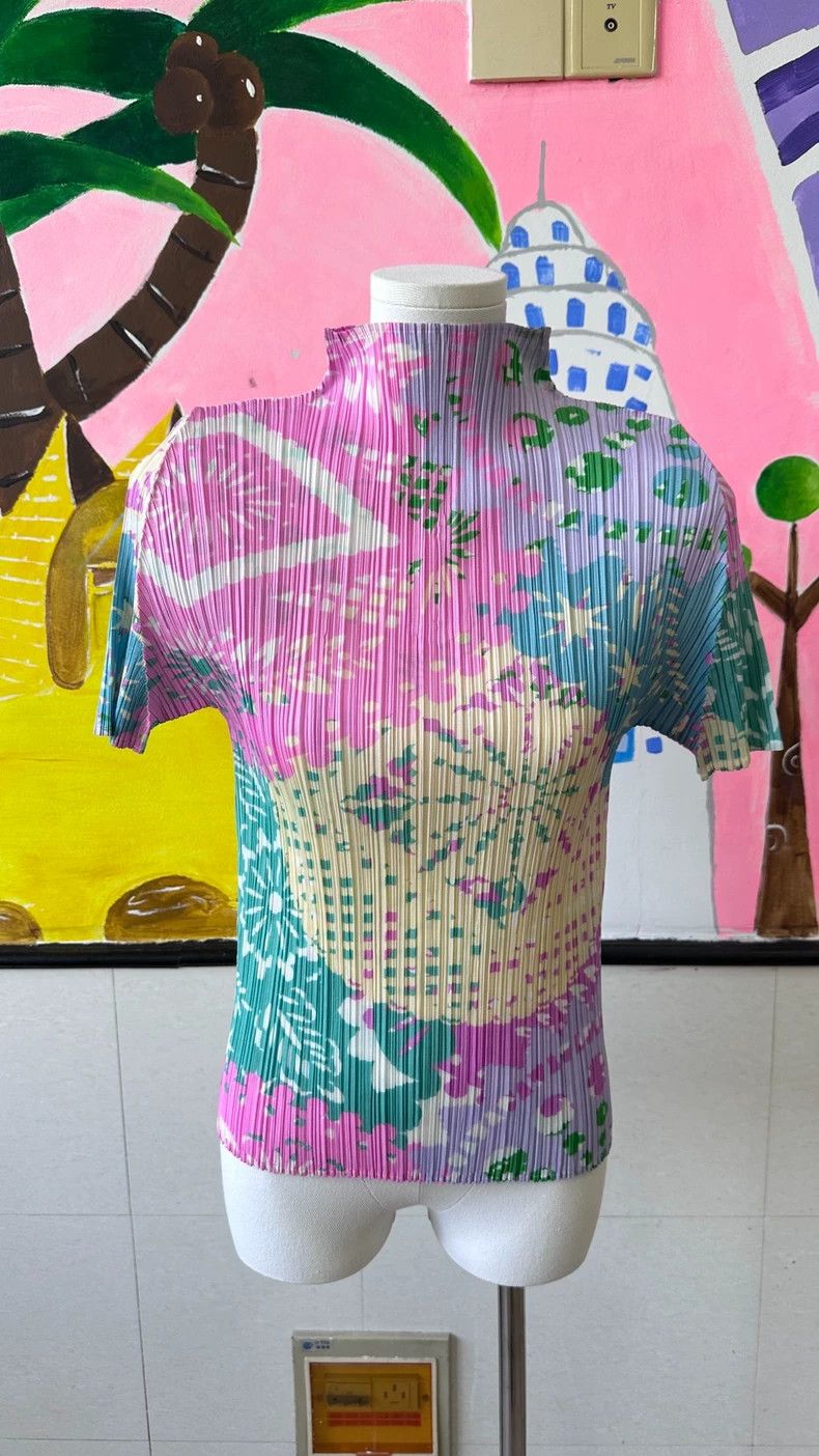 Issey Miyake issey miyake size:3 Macaron short-sleeved 2505-Nextarrow Size XXS / US 00 / IT 34 - 1 Thumbnail
