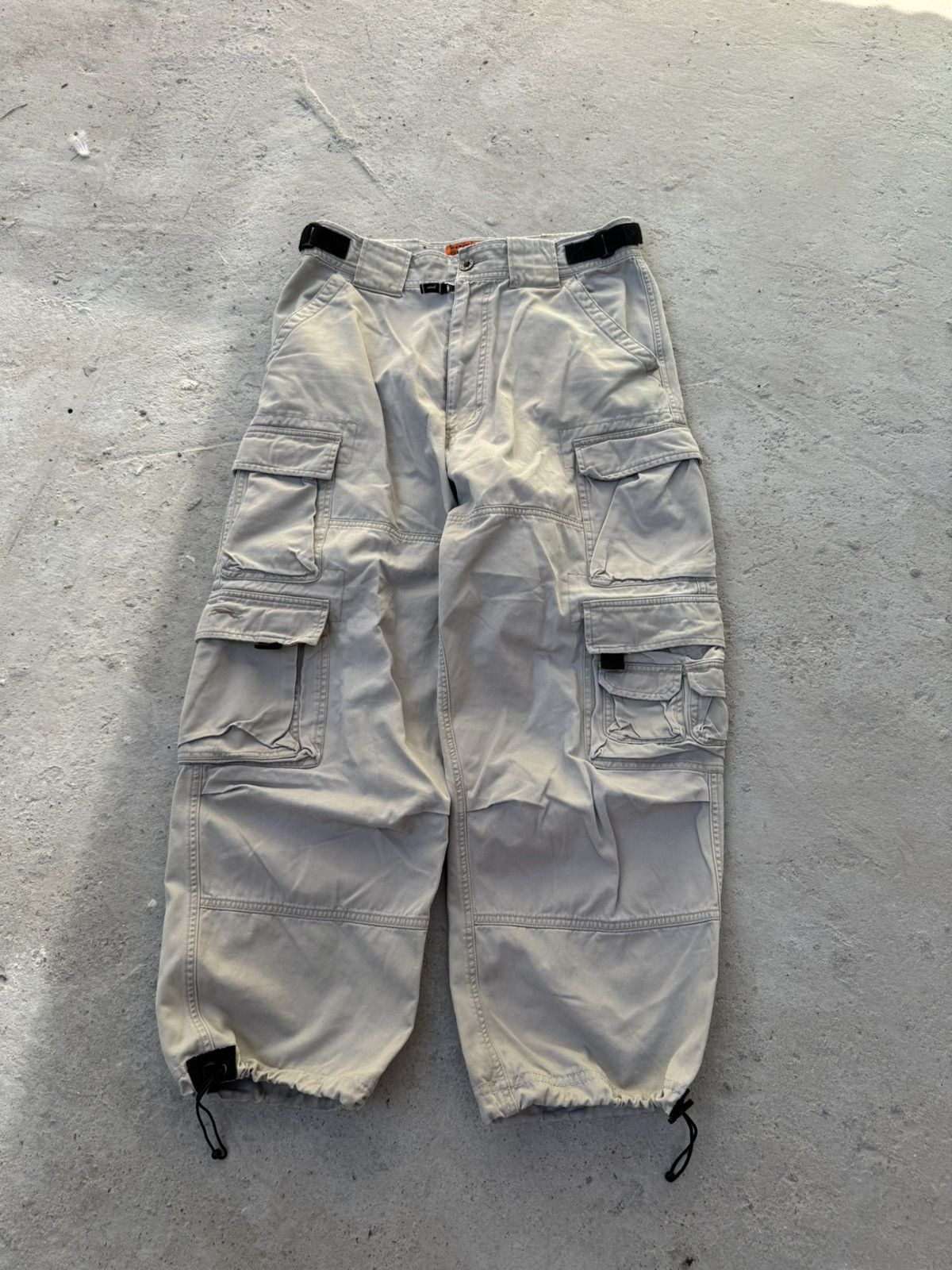 VINTAGE BAGGY CARHARTT TYPE HEAVY CARGO MUKTIPOCKET PANTS