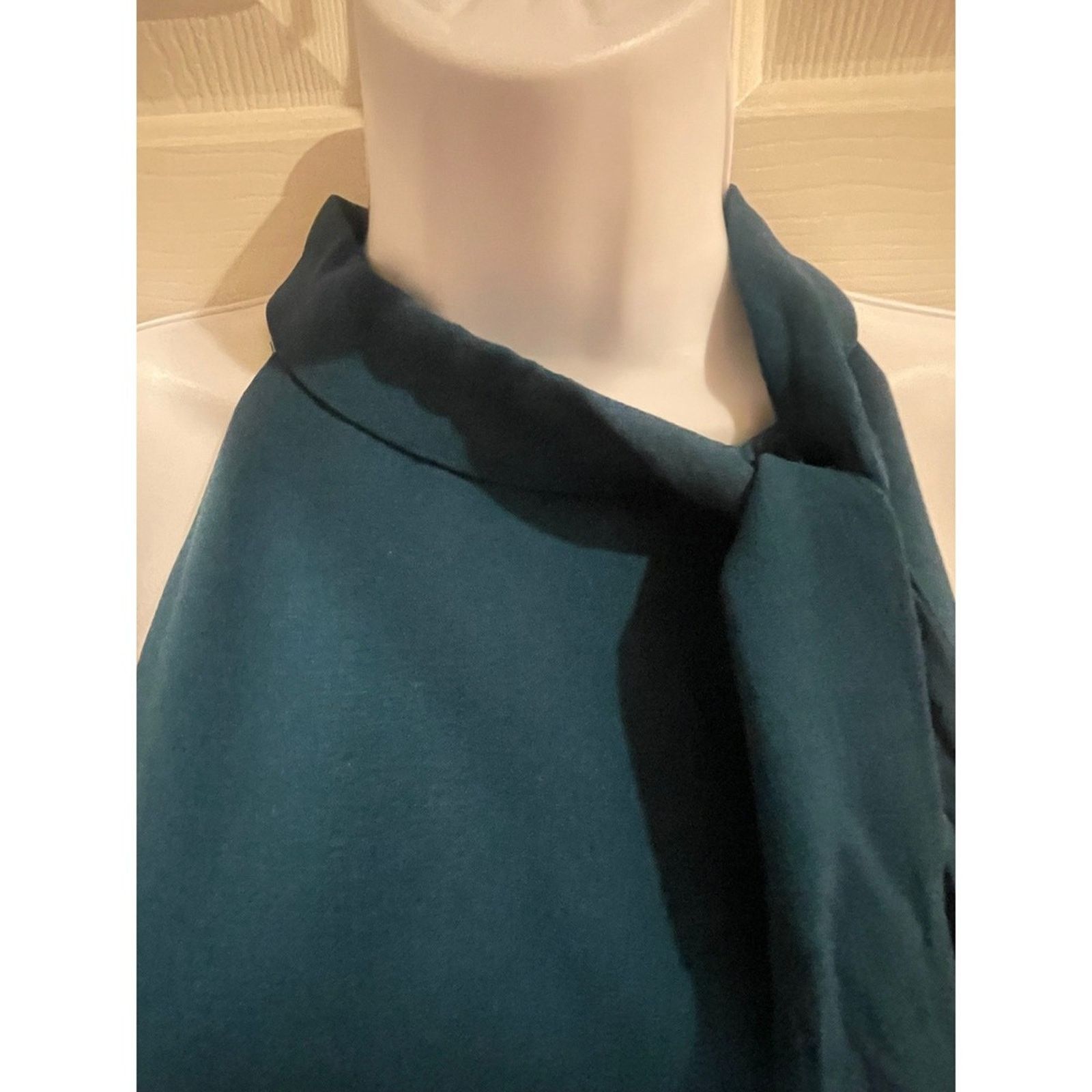 Vince Camuto Vince Camuto Women Teal Blue Halter Dress Size 8 Size M / US 6-8 / IT 42-44 - 4 Thumbnail