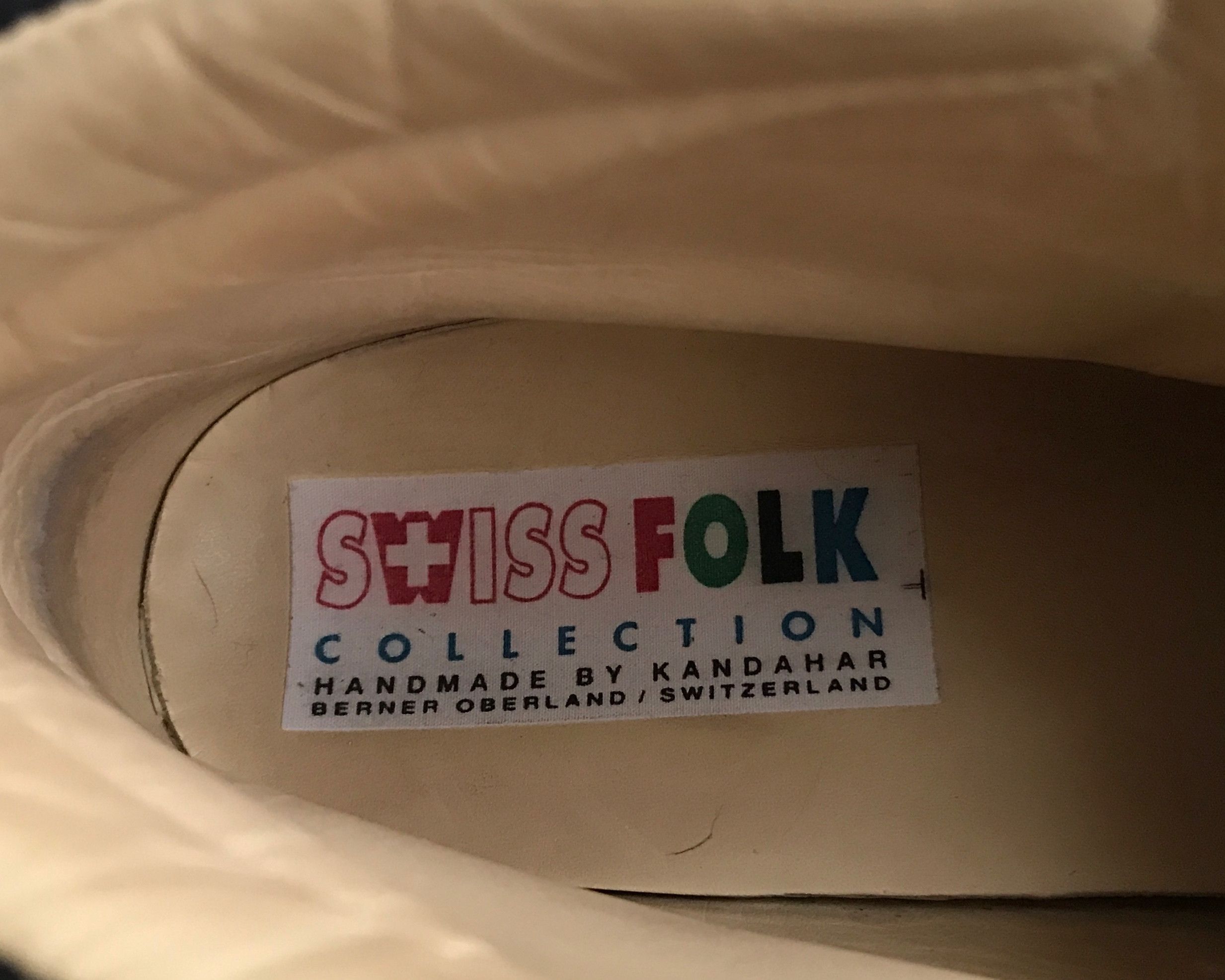 Folk KANDAHAR SWISS FOLK LIMITED EDITION LEATHER BOOTS EU39 UK6 Size US 8 / IT 38 - 11 Thumbnail