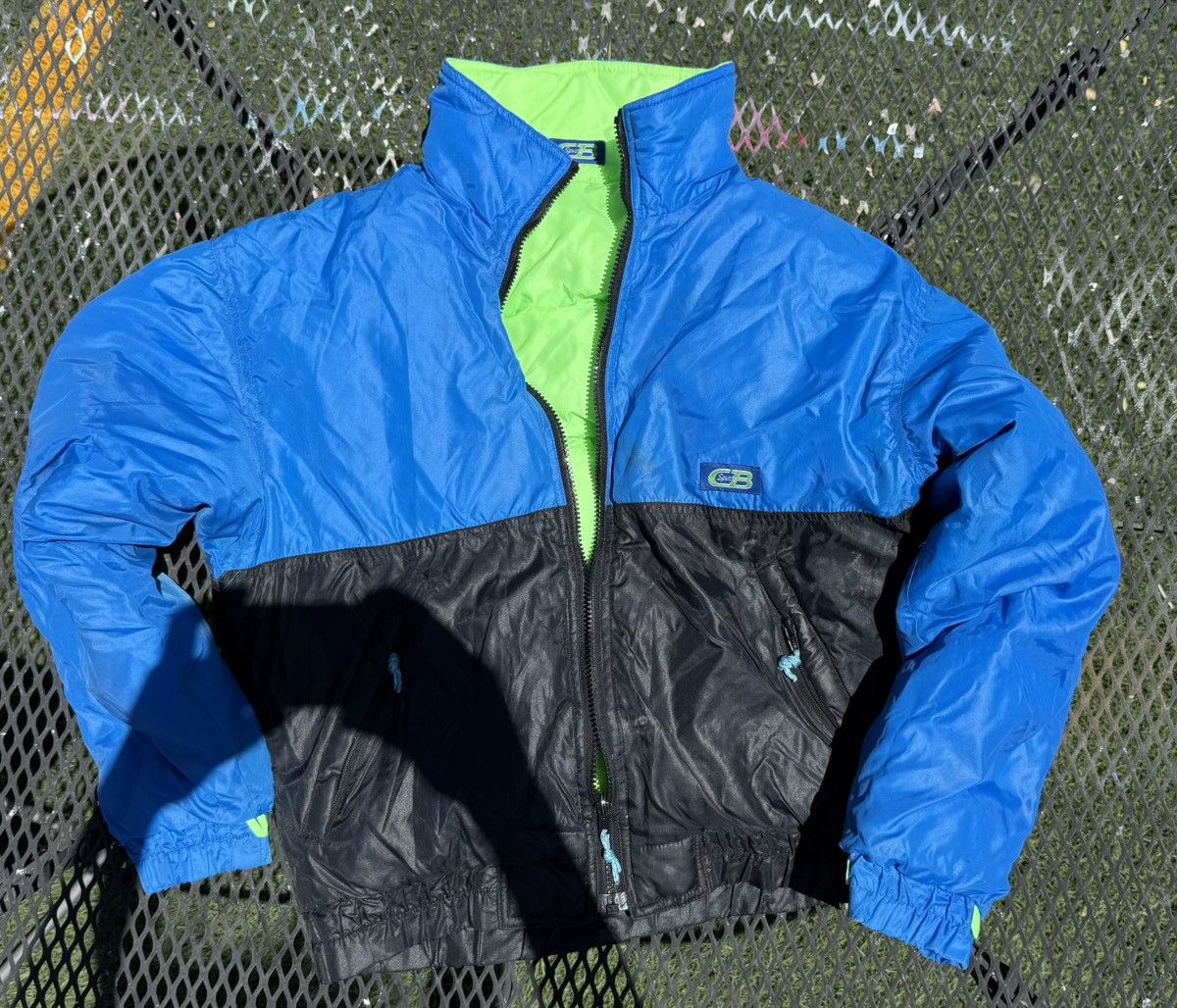 CB Sports × Vintage Vintage Women’s CB Sports Jacket – Blue Retro Windbreaker Size M / US 6-8 / IT 42-44 - 1 Thumbnail
