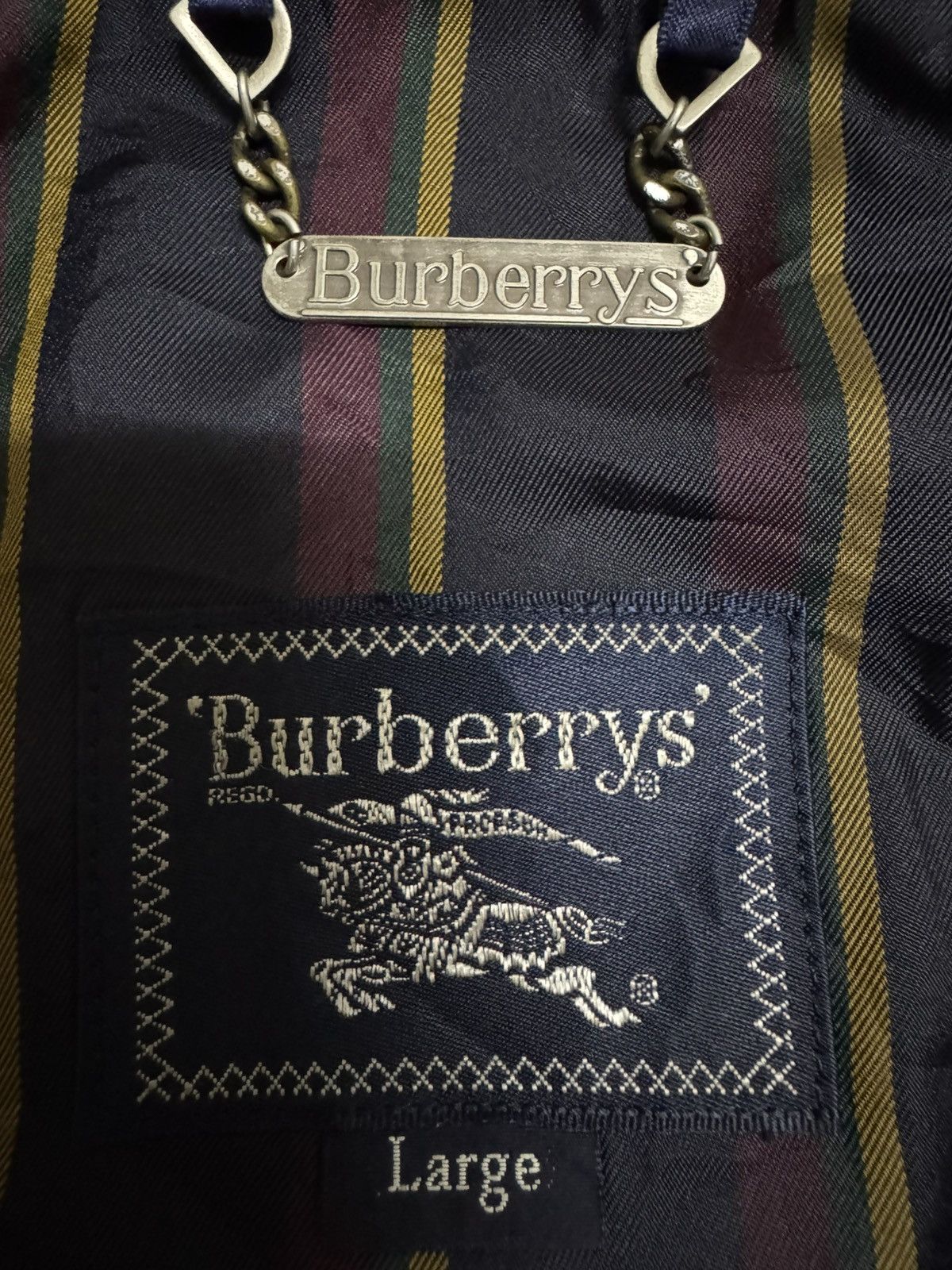 Burberry Vintage 1990s Burberrys Jacket Size US L / EU 52-54 / 3 - 8 Thumbnail