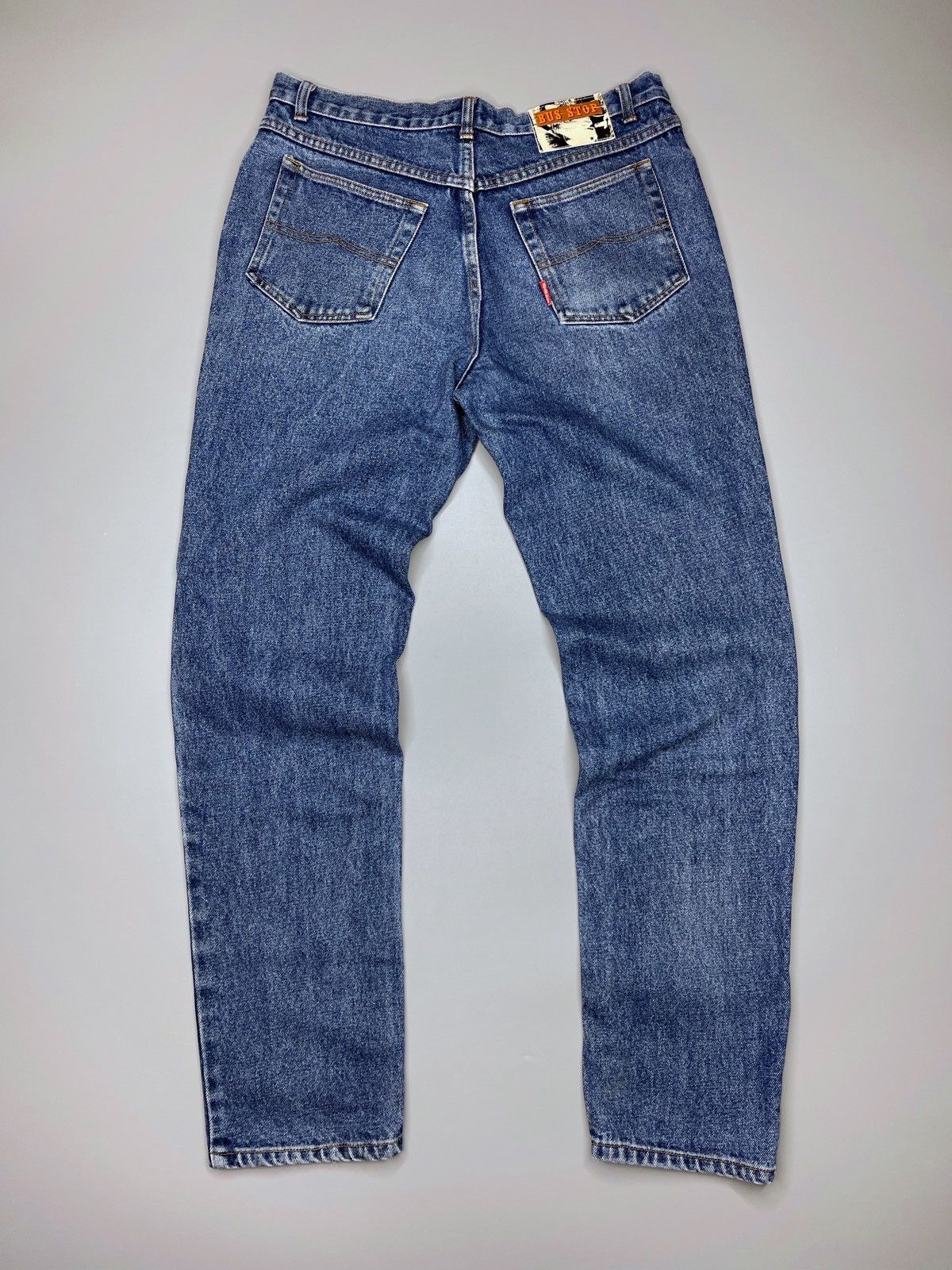 Vintage VINTAGE Y2K DENIM JEANS BUS STOP STREETWEAR Size US 34 / EU 50 - 1 Thumbnail