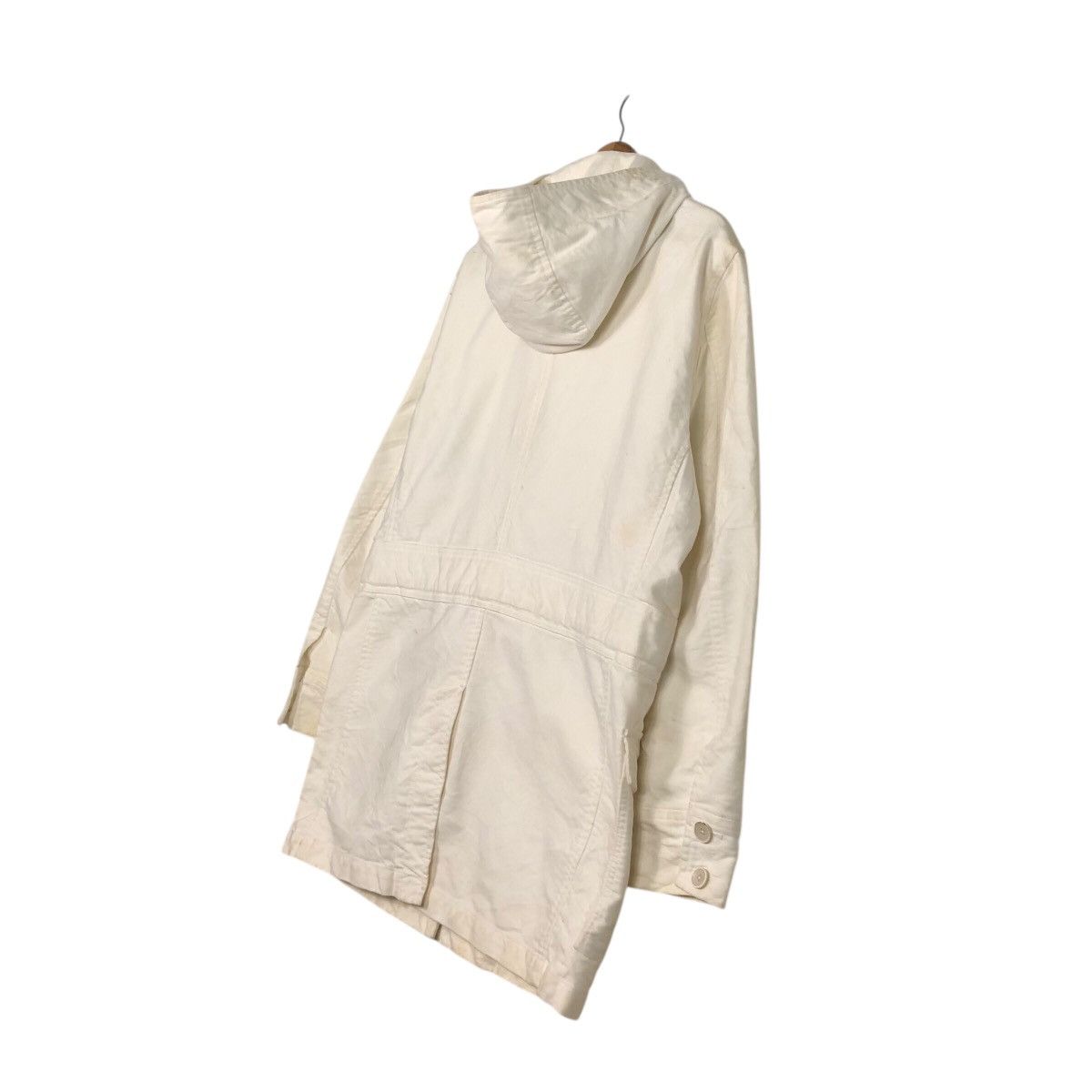 Japanese Brand 📌Vintage Biker Jacket Rich White Kenji Ito Comme Ca Size US L / EU 52-54 / 3 - 13 Thumbnail