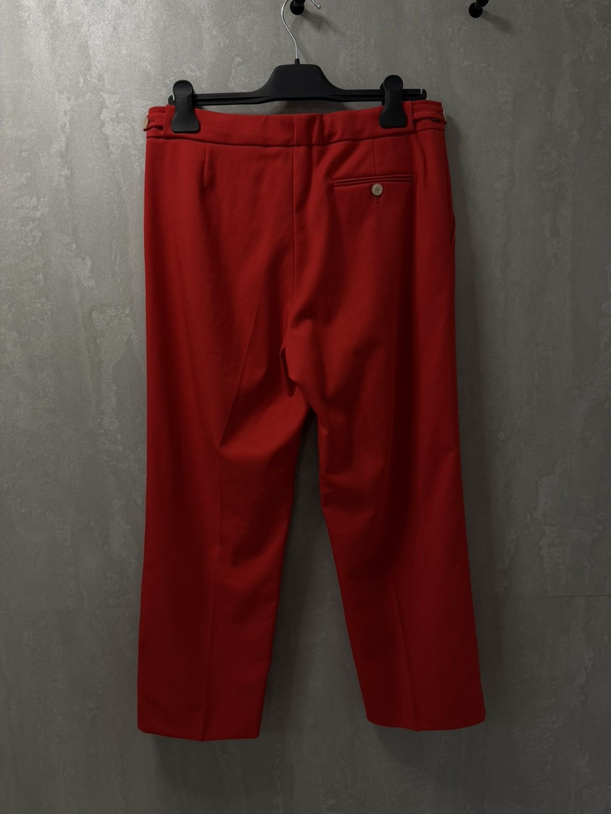 Gucci Gucci wide-leg ankle-cropped trousers with tiger embroidery Size 28" / US 6 / IT 42 - 7 Thumbnail