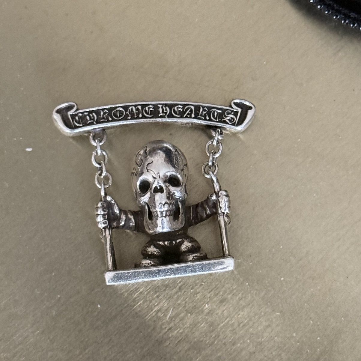 Chrome Hearts RARE Chrome Hearts Collector Foti Swing ‘Swinger’ Pin Size ONE SIZE - 15 Thumbnail