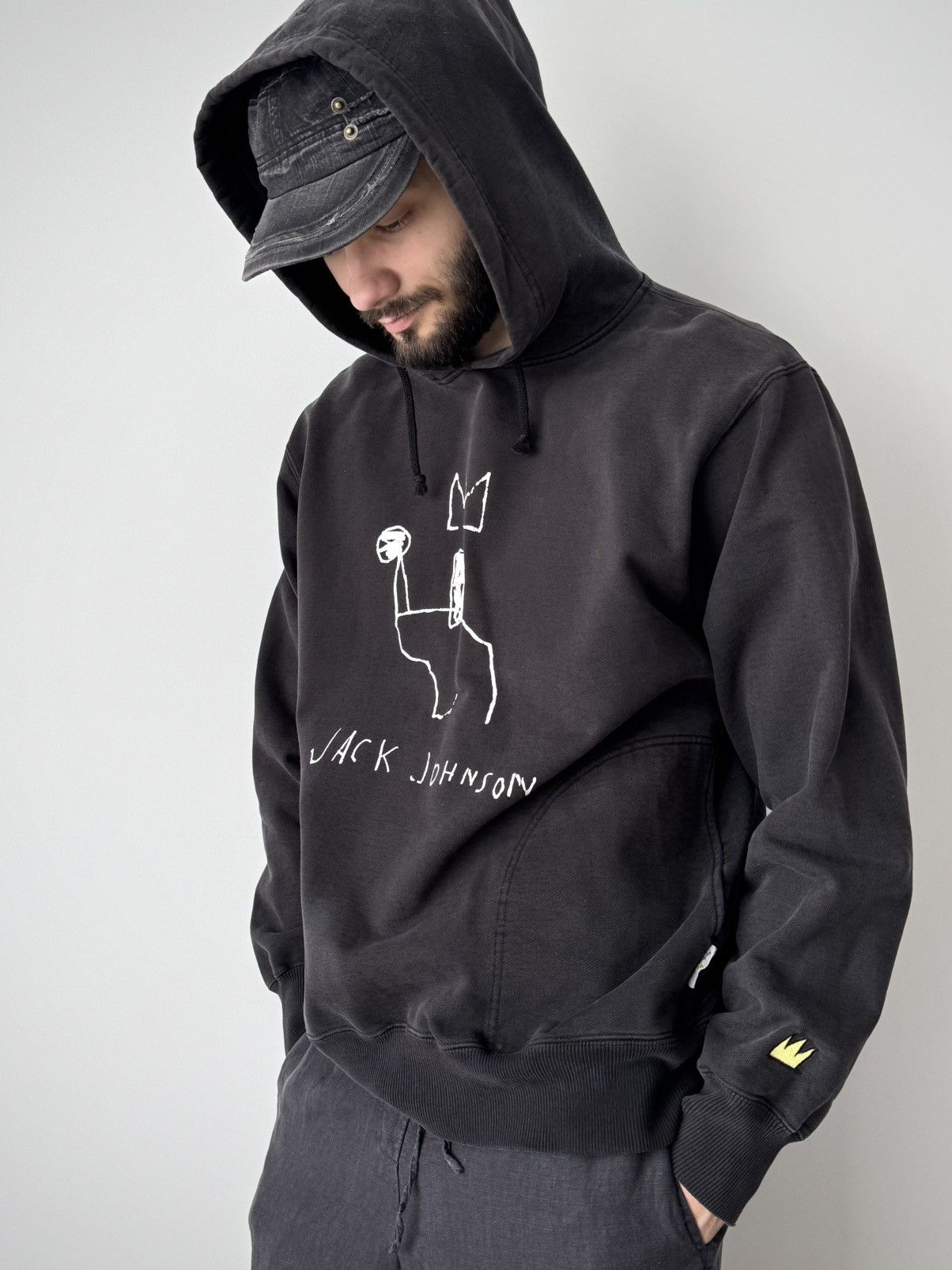 Jean-Michel Basquiat Jean Michel Basquiat x Uniqlo ‘Jack Johnson’ Art Hoodie Size US L / EU 52-54 / 3 - 1 Thumbnail