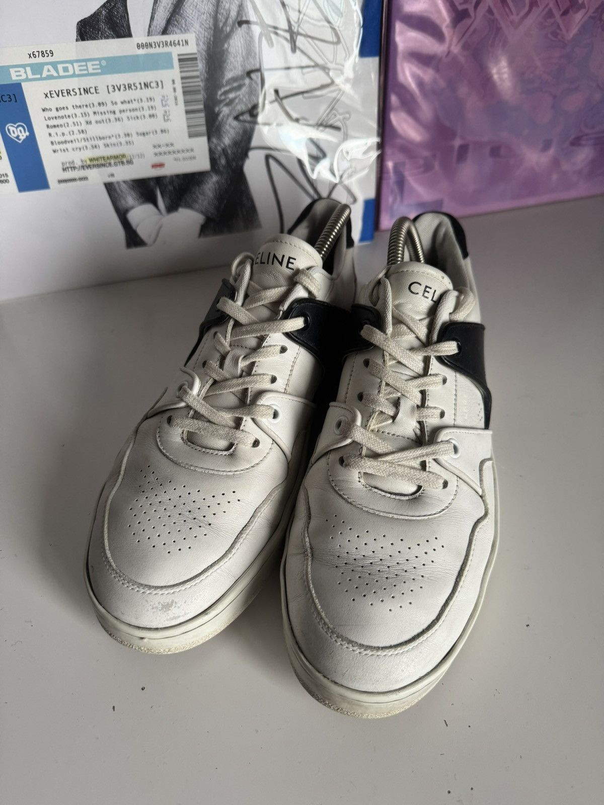 Celine Celine CT-04 low top sneakers Black White Hedi Slimane era Size US 8 / EU 41 - 9 Thumbnail