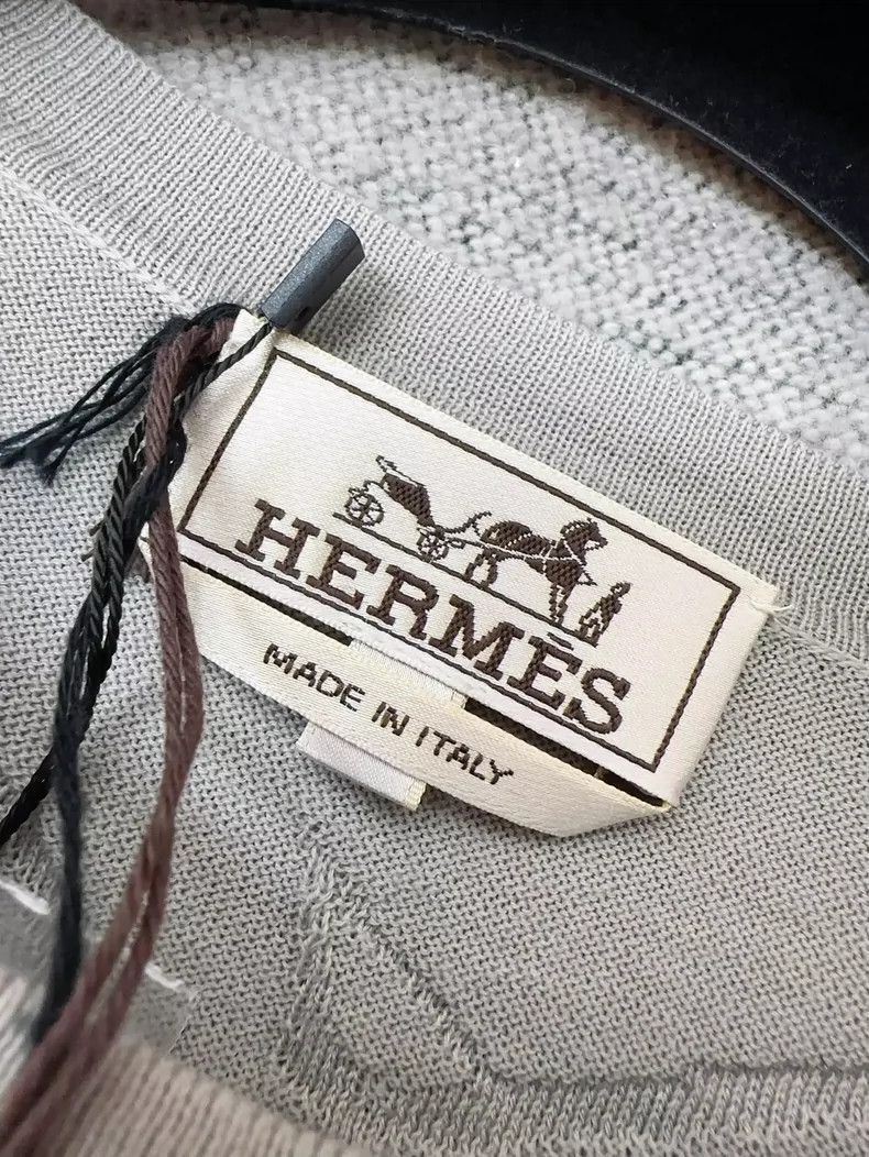 Hermes Hermes Men's Short Sleeve Knit Top-2506 Size M / US 6-8 / IT 42-44 - 5 Thumbnail