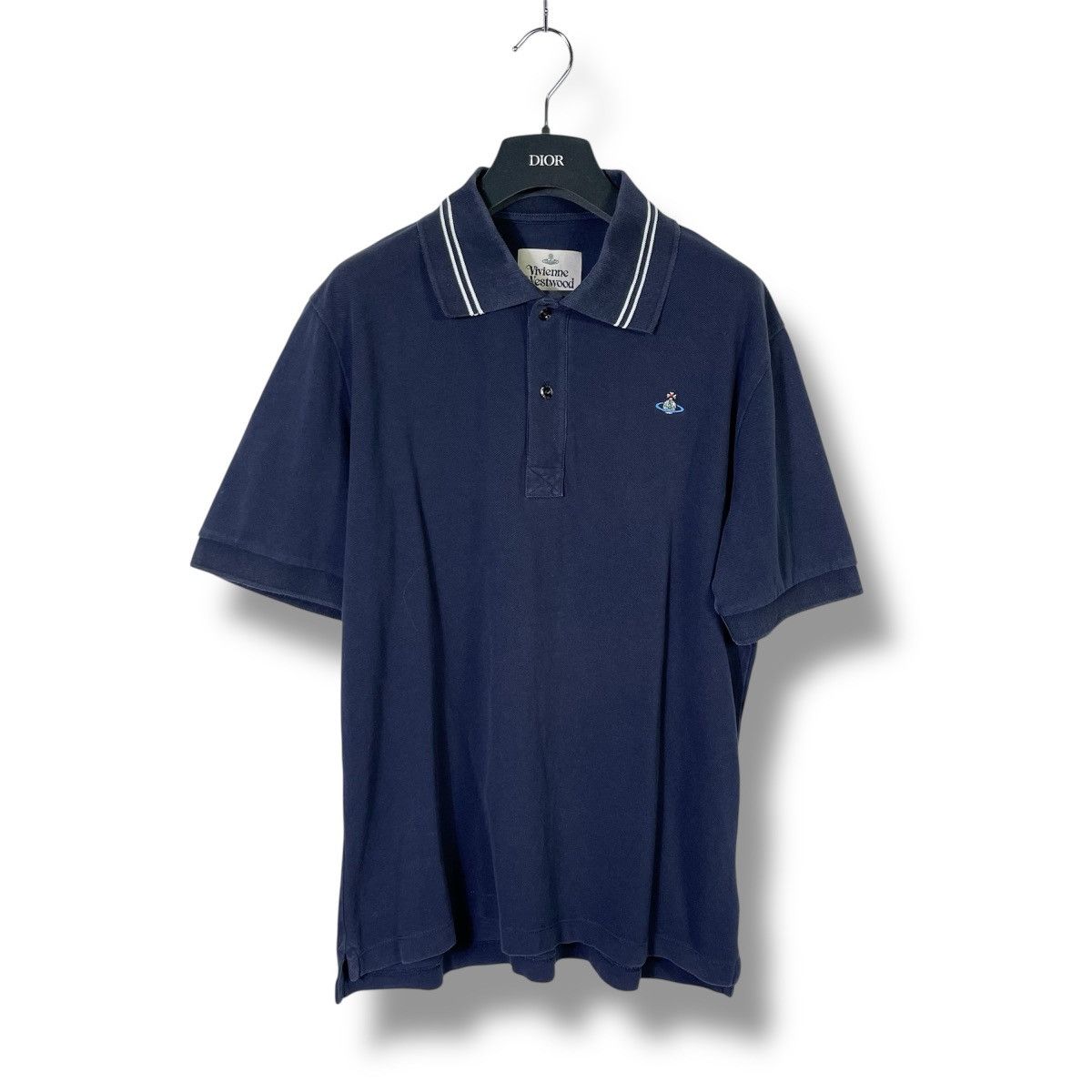 Vivienne Westwood Vivienne Westwood Polo Embroidered Logo Tshirt Size US XL / EU 56 / 4 - 1 Thumbnail