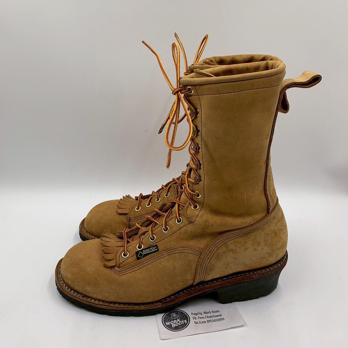 Vintage J.H.Hall Matter Horn Lineman Boots Size US 9.5 / EU 42-43 - 4 Thumbnail