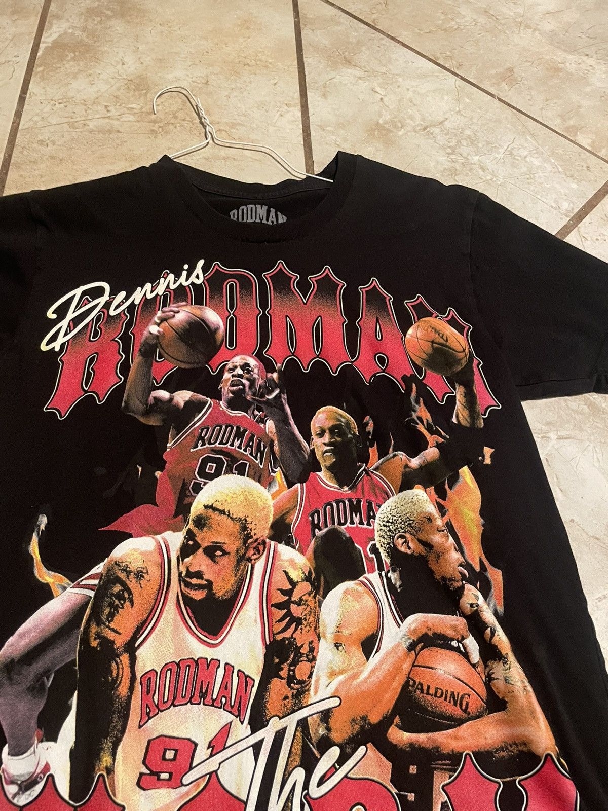 Vintage Dennis Rodman The Worm Graphic Size US S / EU 44-46 / 1 - 2 Thumbnail