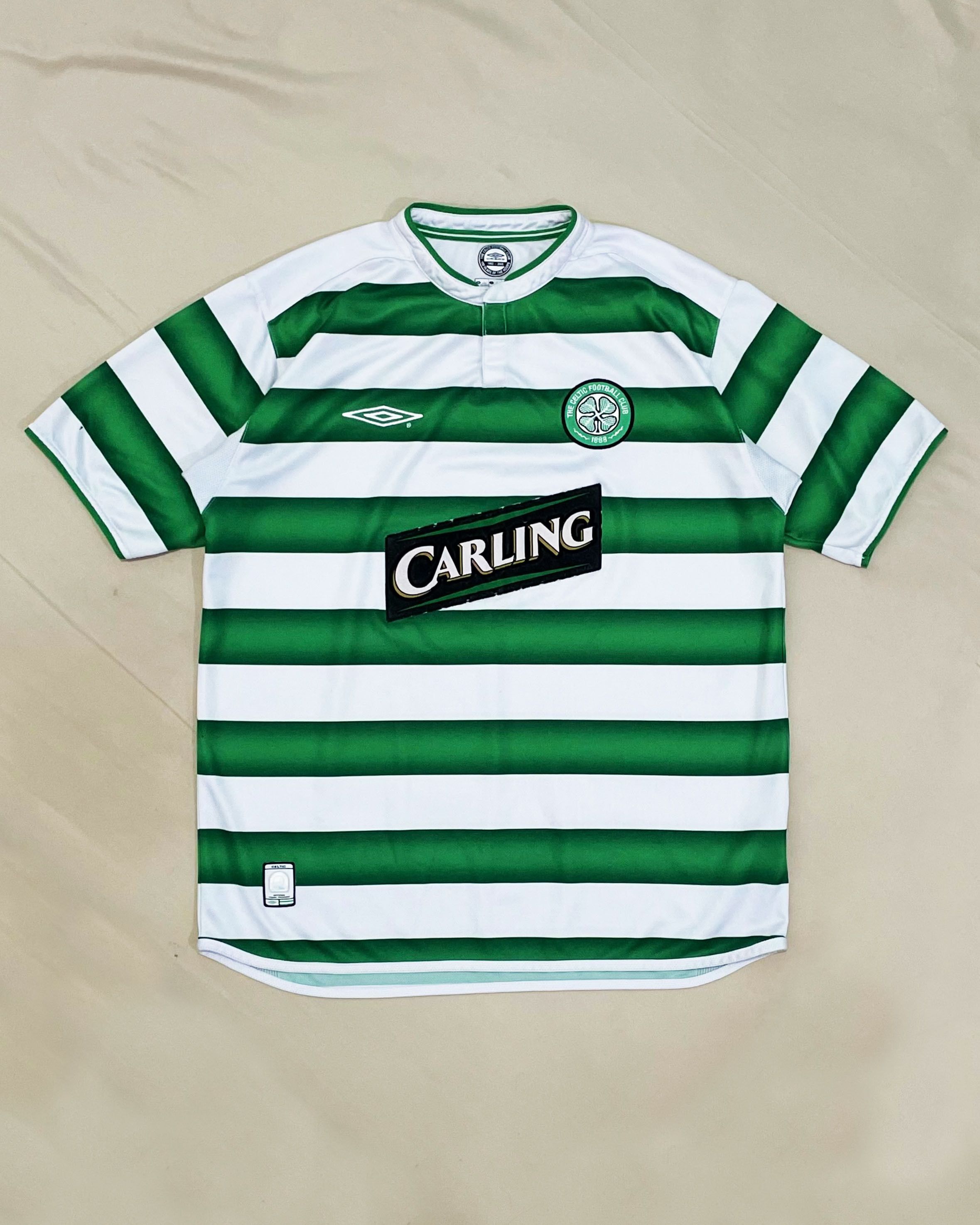 Umbro Celtic FC Home Kit 2003 2004 Size US L / EU 52-54 / 3 - 1 Thumbnail