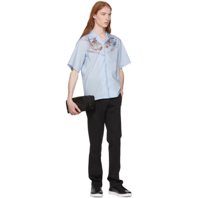 Prada Native Cowboy Print Camp Collar Shirt Size US S / EU 44-46 / 1 - 14 Thumbnail
