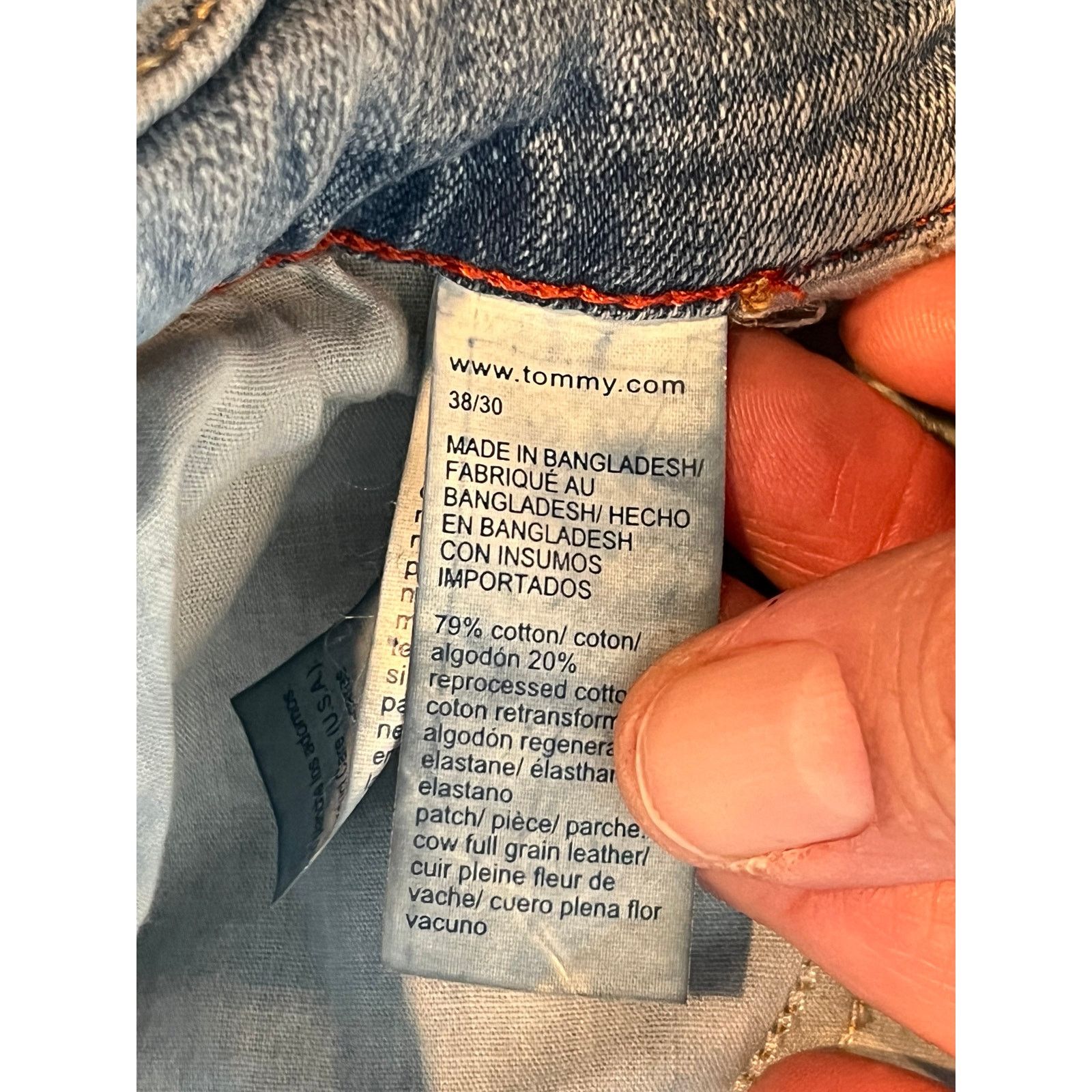 Tommy Hilfiger Tommy Hilfiger Straight Fit Jeans Mens 38x30 Size US 38 / EU 54 - 5 Thumbnail