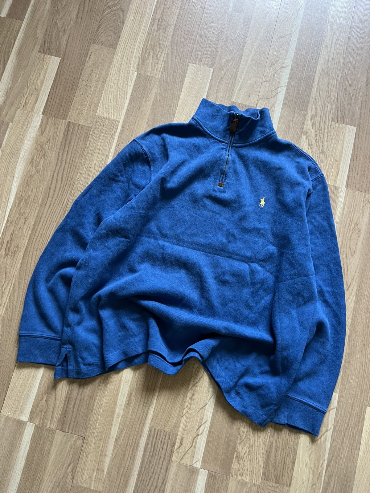 Polo Ralph Lauren Polo Ralph Lauren vintage sweater 1/4 zip old money blue Size US L / EU 52-54 / 3 - 2 Thumbnail