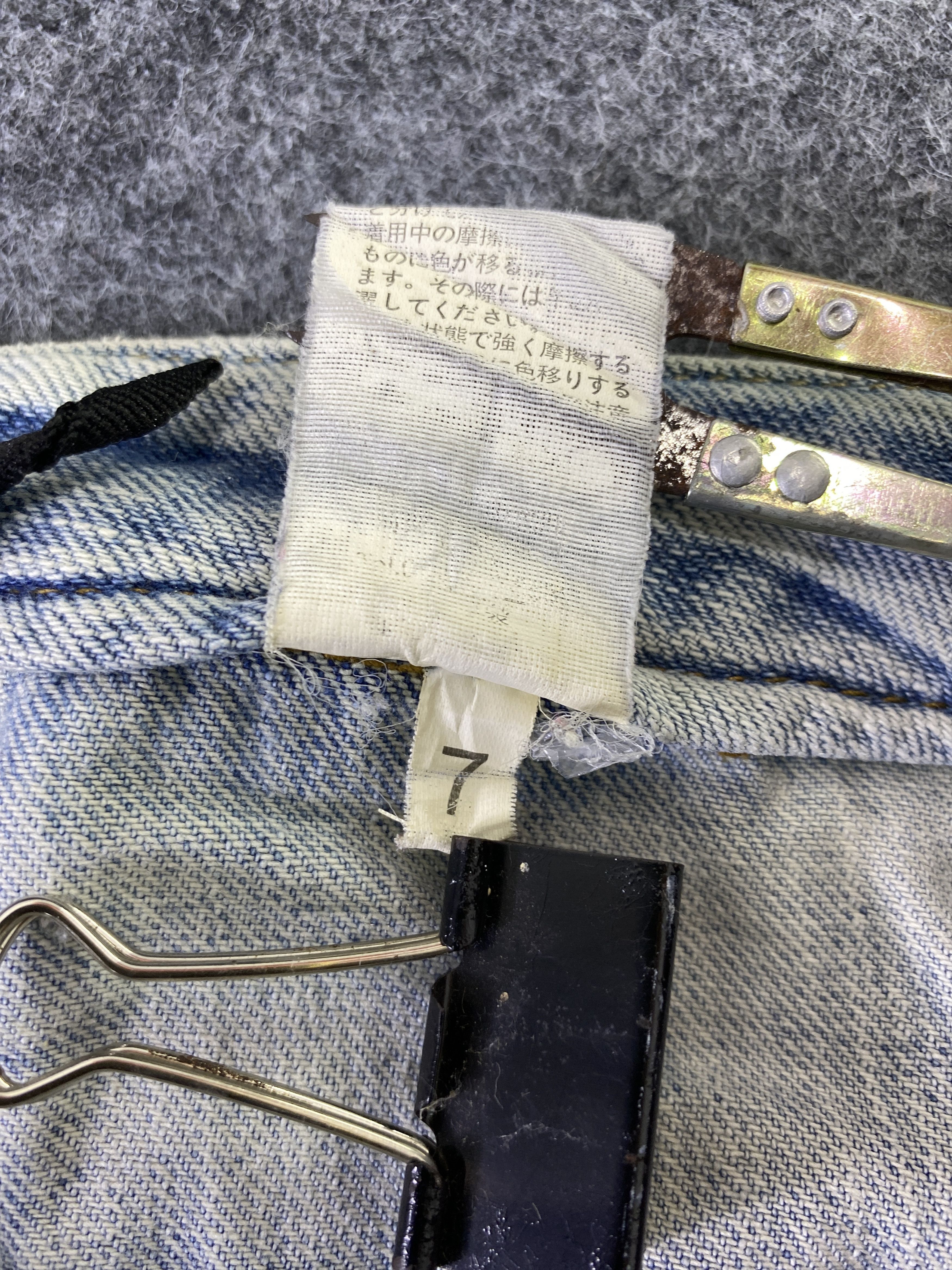Japanese Brand Japanese Brand Blue Wash Jeans - J892 Size 37" - 8 Thumbnail
