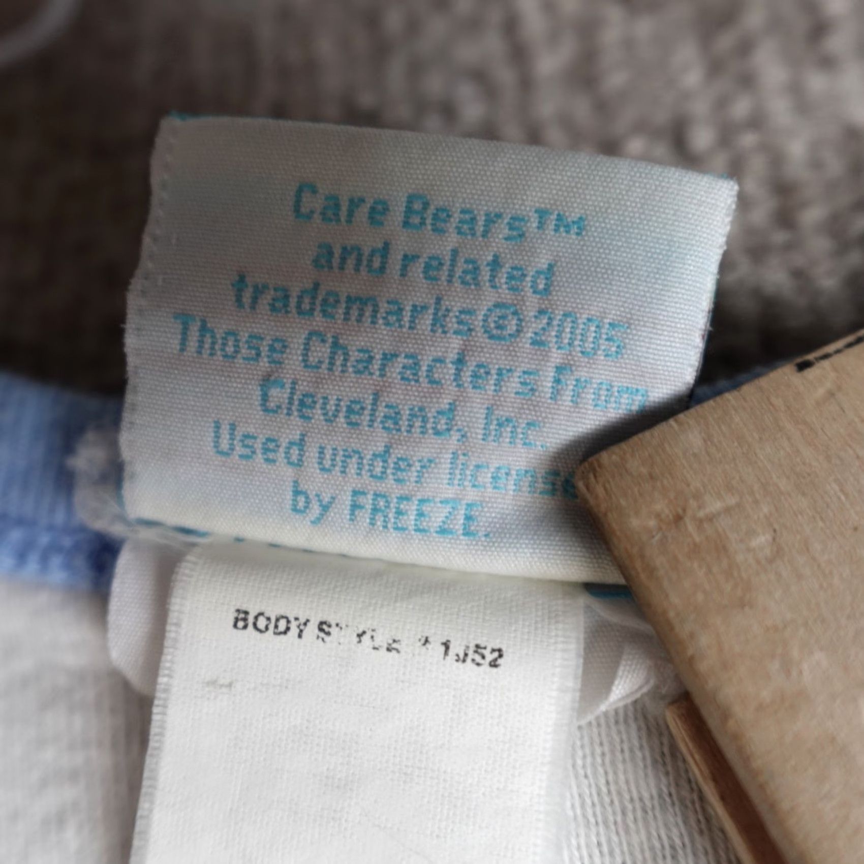 Vintage Care Bears Women's T-Shirt XS White Ringer "Don't Worry Be Grumpy" 2005 Y2K Mens? Womens Size XS / US 0-2 / IT 36-38 - 7 Thumbnail