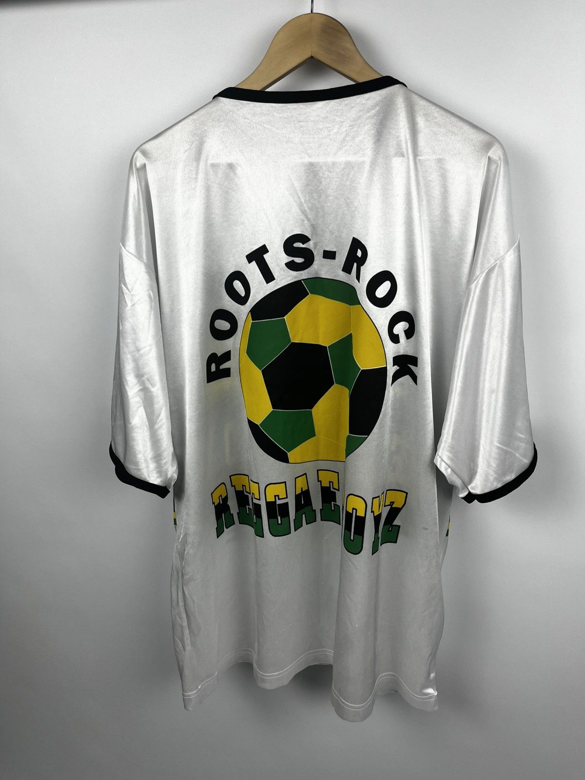 Vintage Jamaica Jersey reggae boyz 1998 france Size US L / EU 52-54 / 3 - 2 Thumbnail