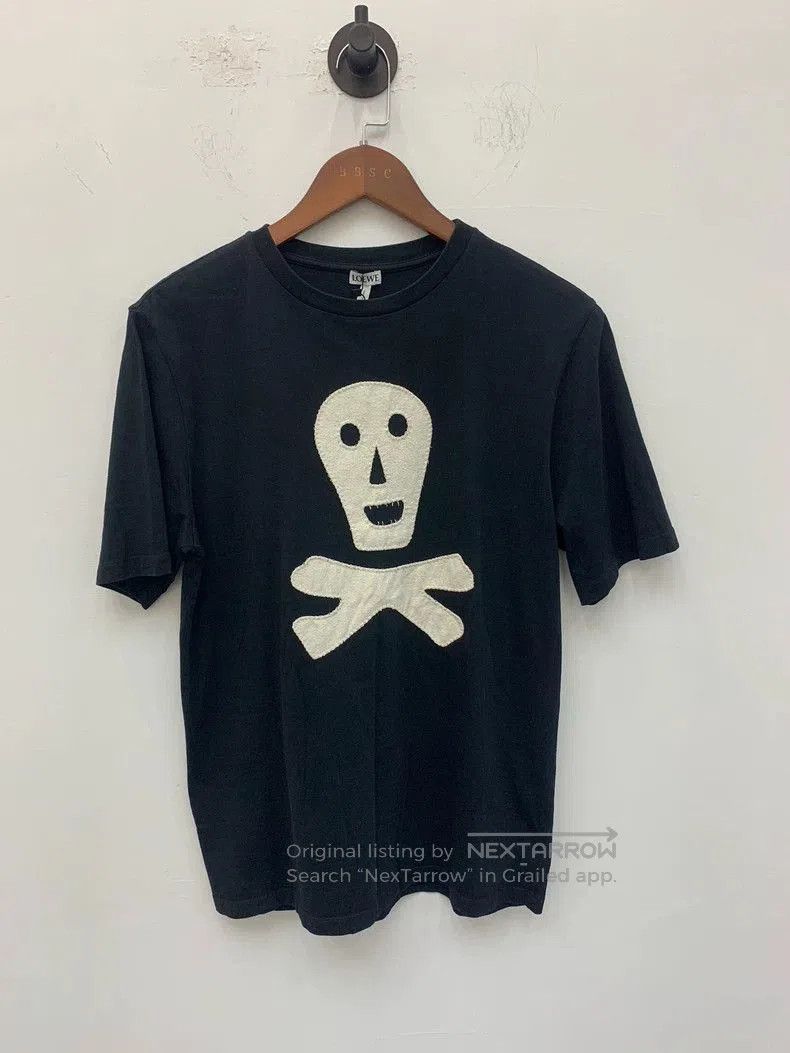 Loewe Loewe Skull Embroidery Short Sleeve T. Size US S / EU 44-46 / 1 - 1 Thumbnail
