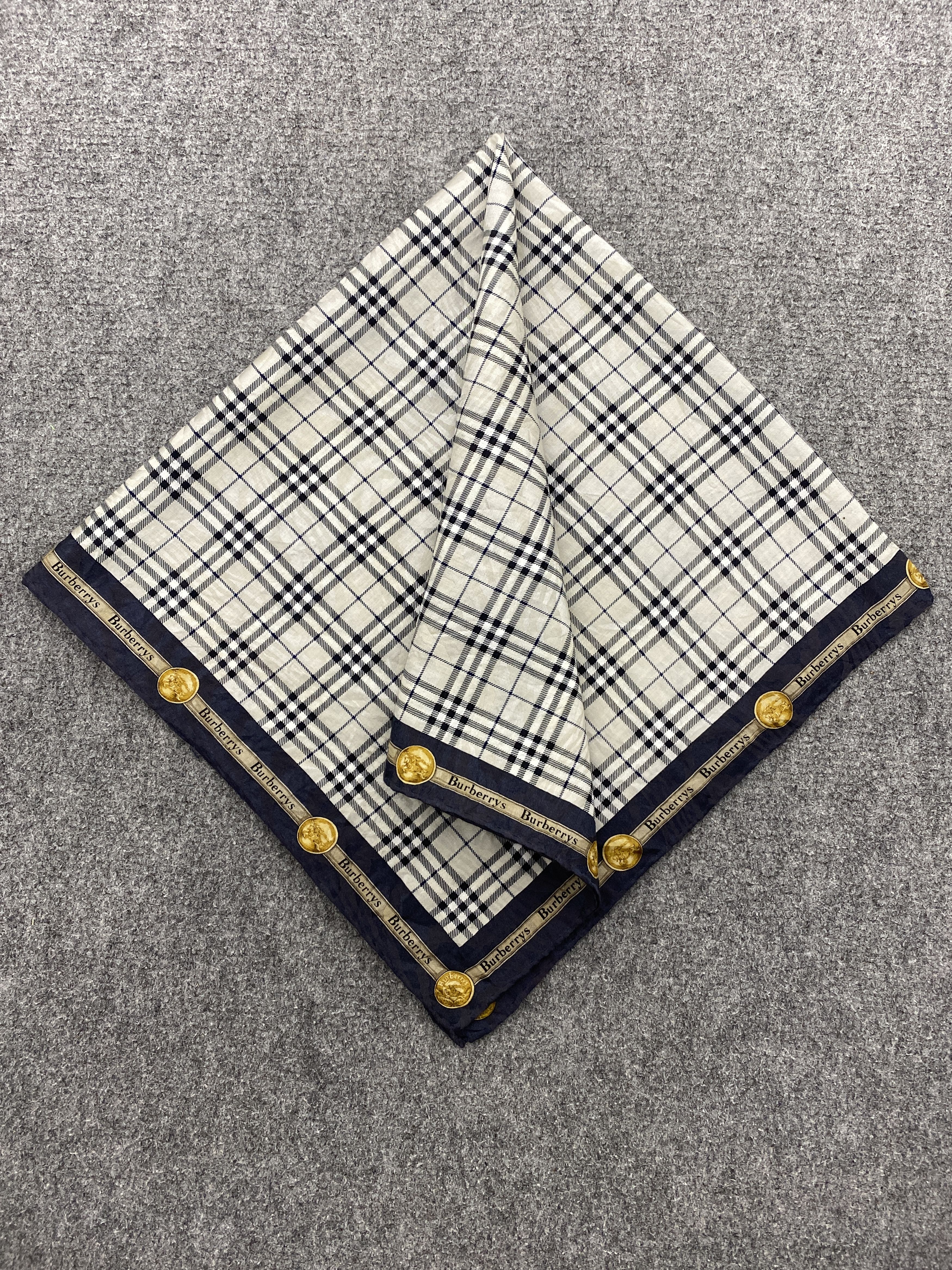 Burberry Vintage Burberry Handkerchief / Neckerchief HKC0926 Size ONE SIZE - 3 Thumbnail